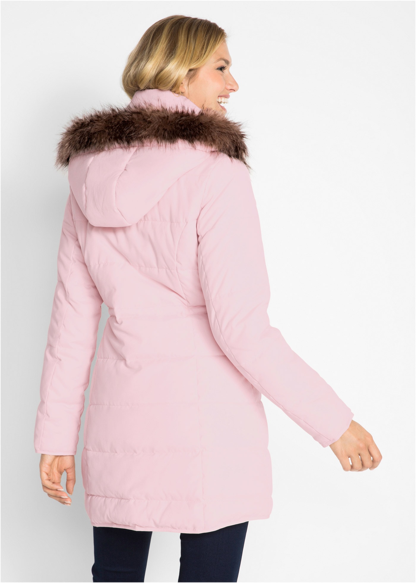 bonprix Steppjacke »Steppjacke mit Kapuze, gefüttert« Steppjacke mit Kapuze, gefüttert