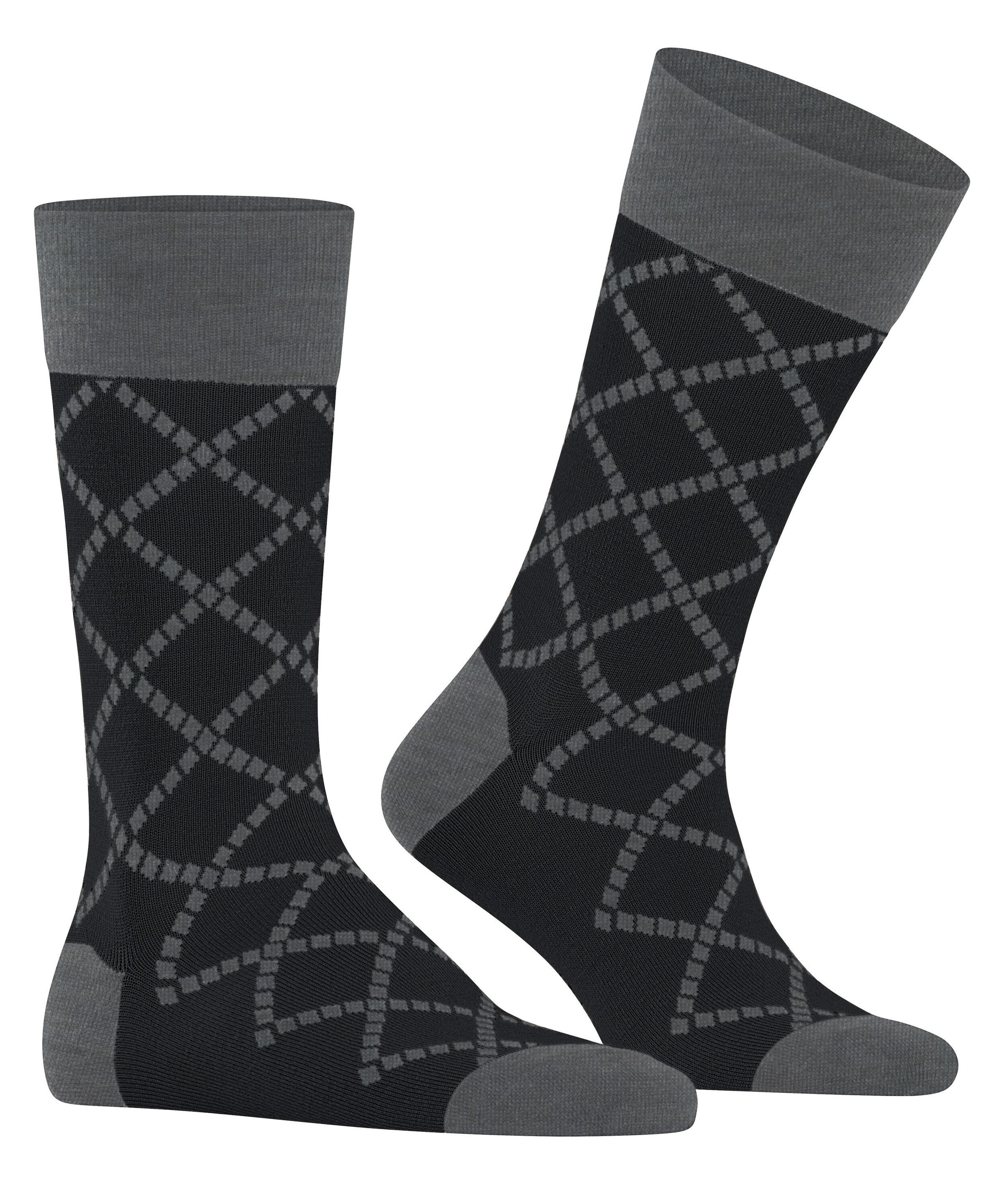 Burlington Socken »Ferry Road« Einheitsgröße 40-46, Rauten-Design, wärmende Wollmischung