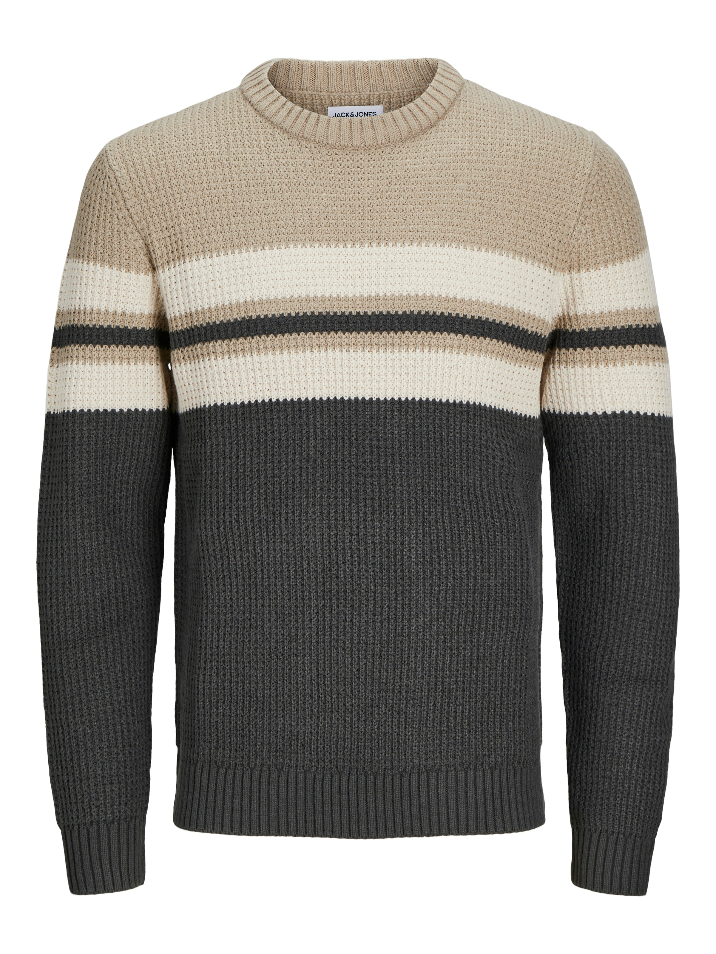 Jack & Jones Rundhalspullover »JJSANDER KNIT CREW NECK«