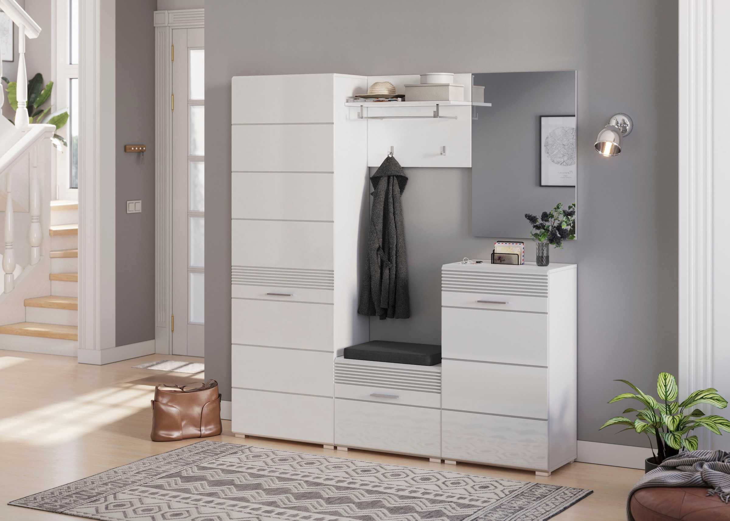 INOSIGN Garderobenspiegel »Malmö, Höhe 85 cm, rahmenlose Optik, hochwertiges Spiegelglas«, Spiegel, Wandspiegel, Flurspiegel, Dielenspiegel