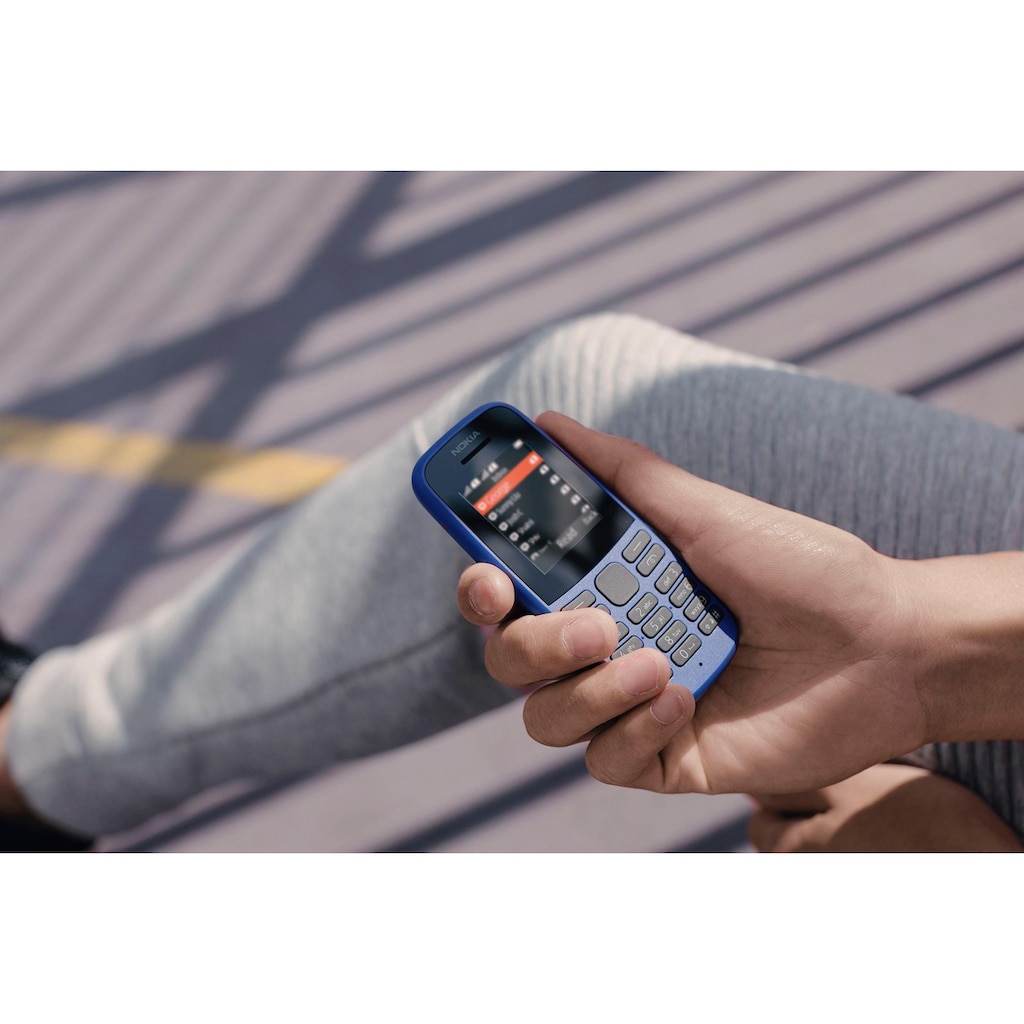 Nokia Handy »105 (2019)«, schwarz, 3,68 cm/1,7 Zoll