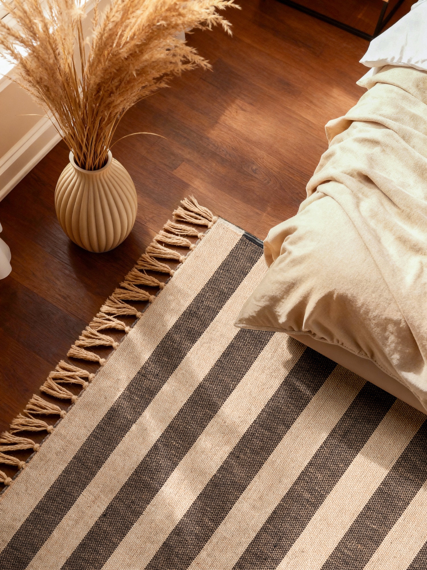 HANSE Home Teppich »Playa« rechteckig 6 mm Höhe Jute, Handgemacht, Naturteppich, Wohnzimmer, Läufer, Fransen
