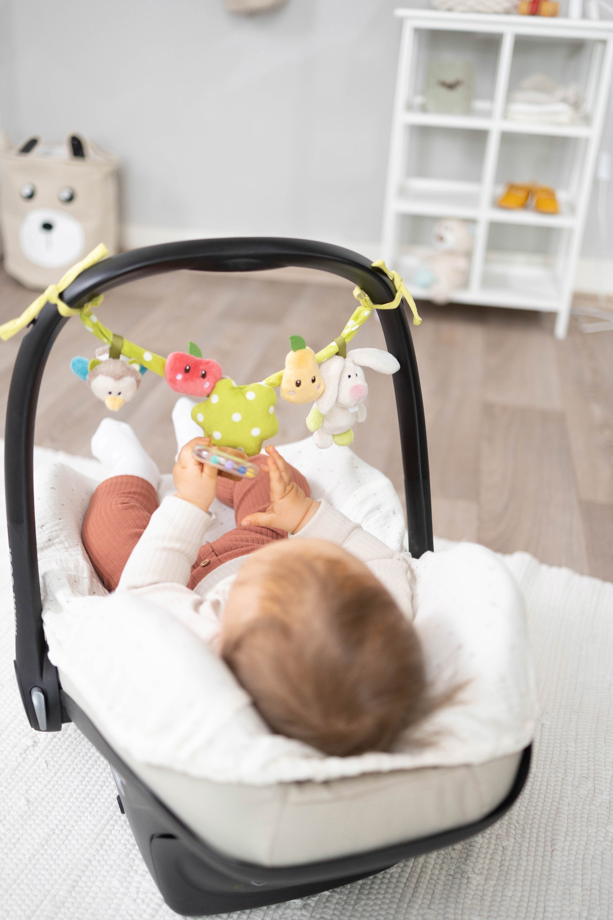 Nici Kinderwagenkette »My first NICI, Hase und Eule, 40 cm«