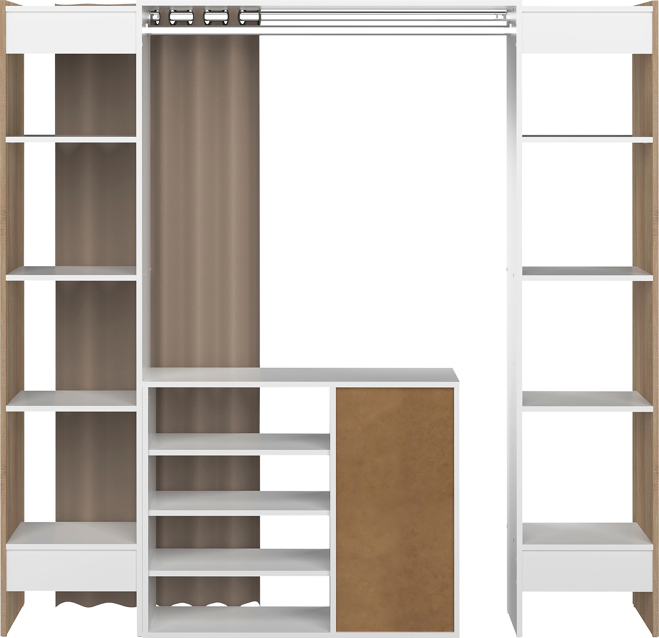 TemaHome Kleiderschrank »TOM«, ausziehbar auf 185,3 cm