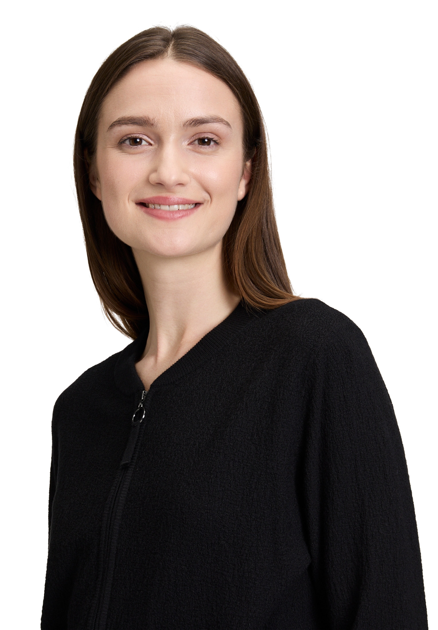 Betty&Co Cardigan »Strick-Cardigan mit Reißverschluss«