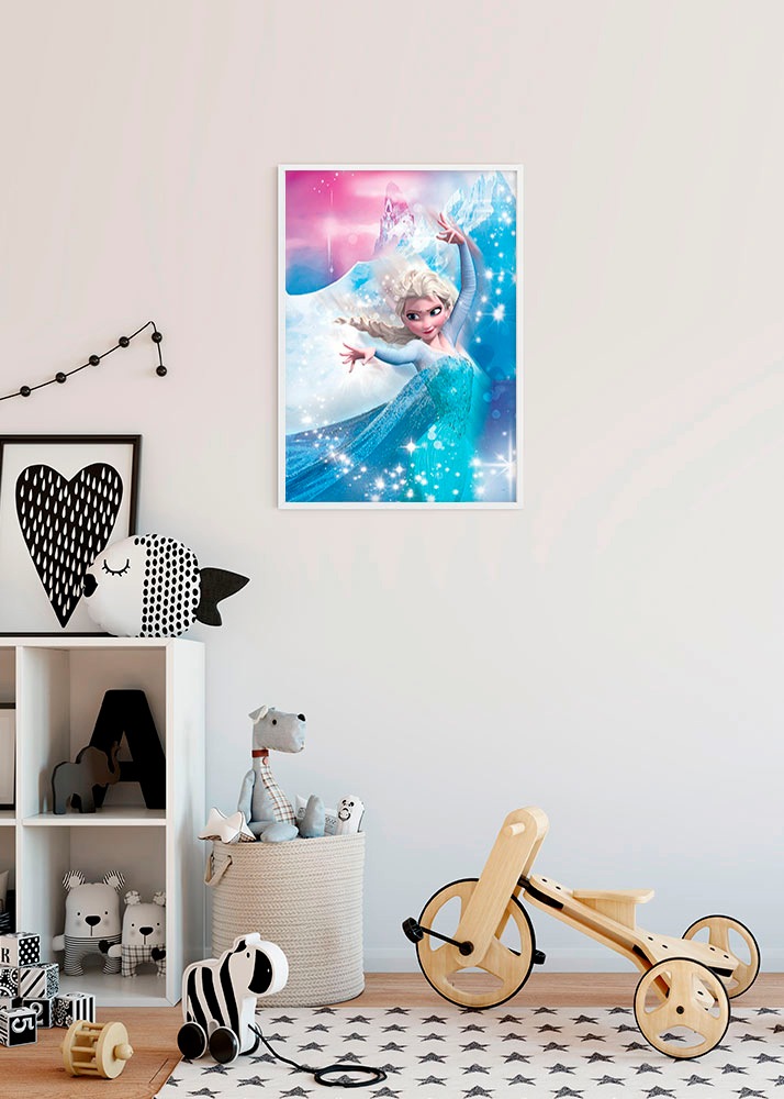 Komar Bild »Frozen 2 Elsa Action«, Disney, (1 St.), Wandbild zur Dekoration im Kinderzimmer - ohne Rahmen
