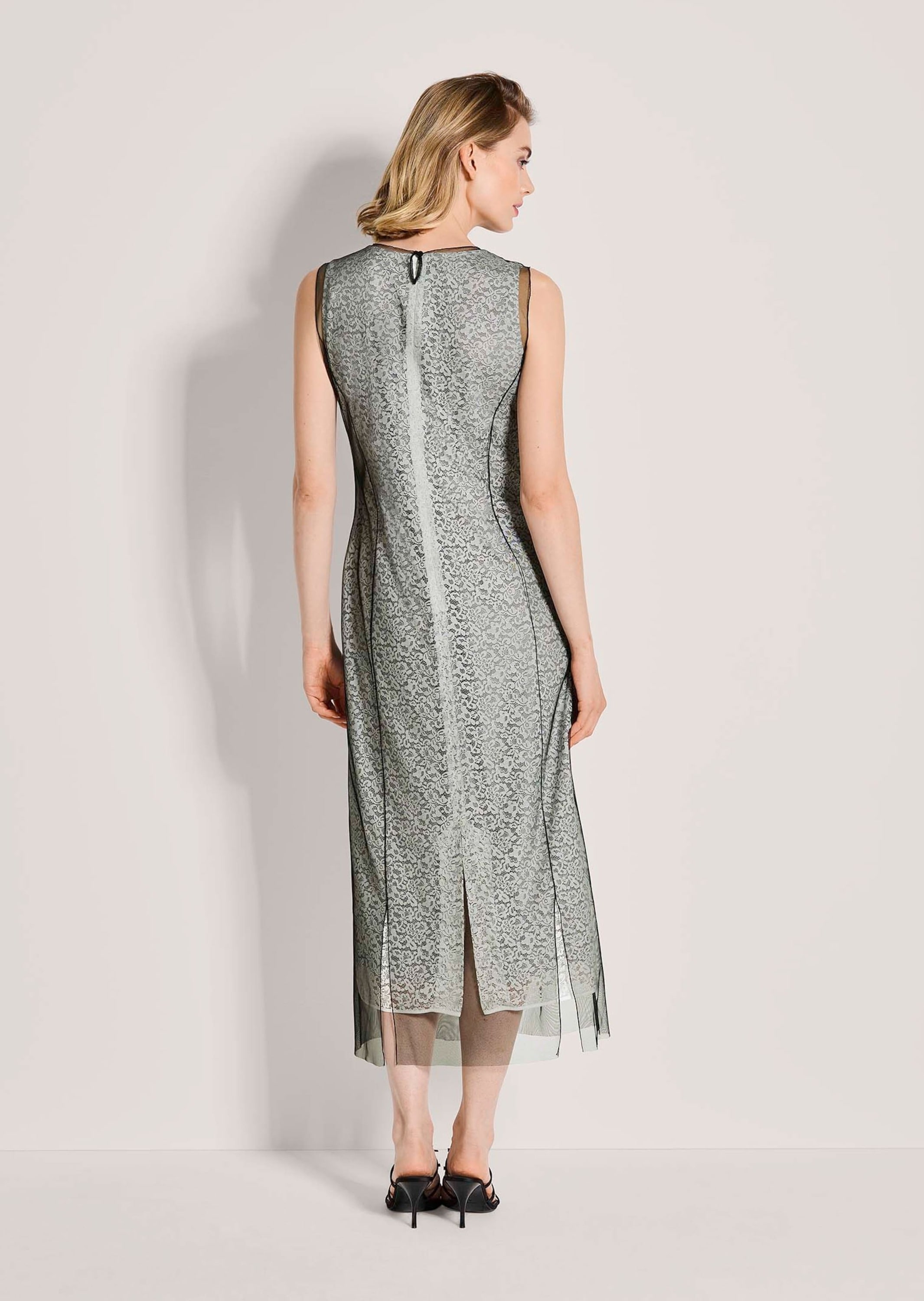 MADELEINE Midikleid »Spitzenkleid Elegantes Tüllkleid mit Spitzendetails« Schlitz im Rücken