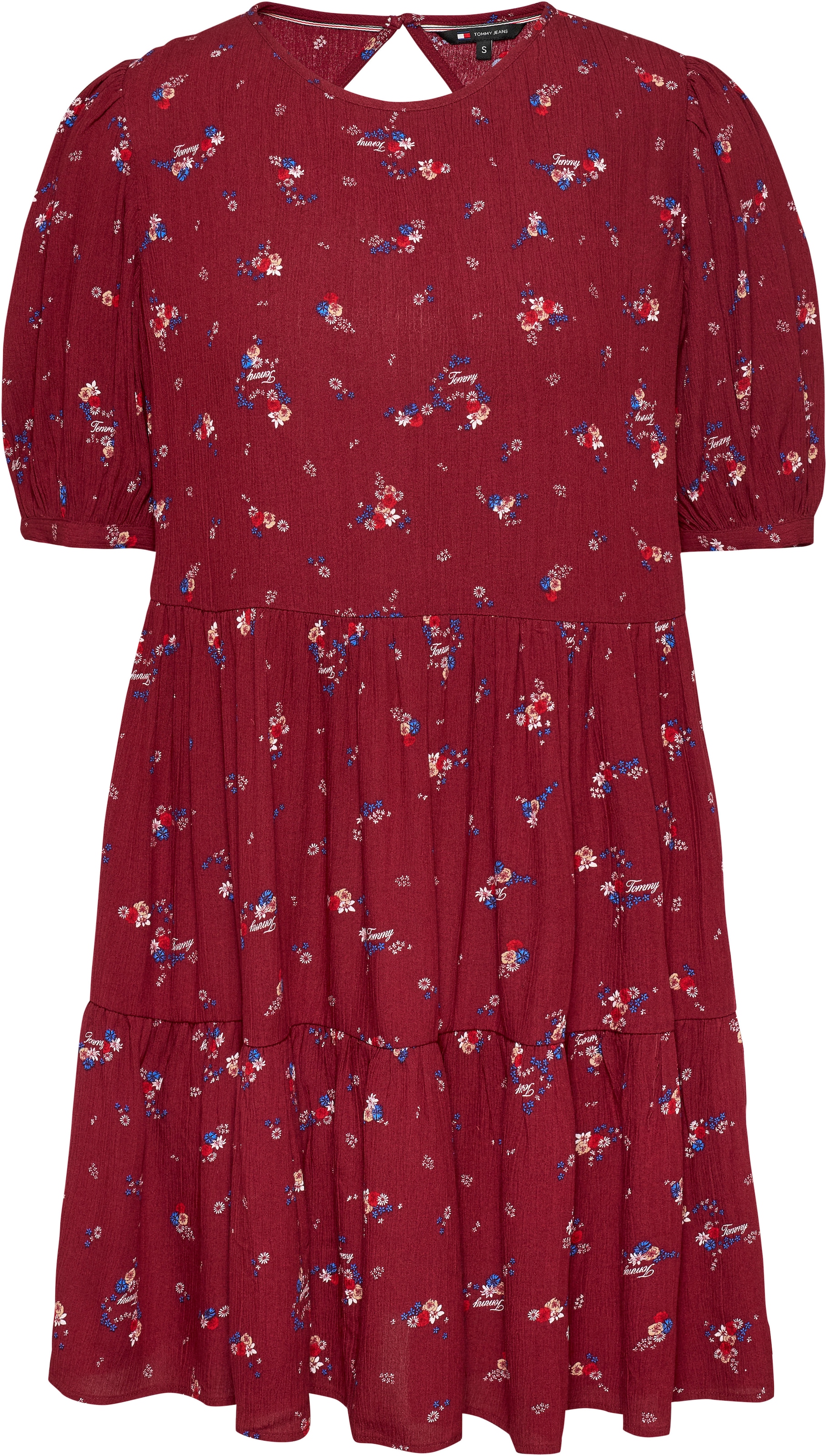 Tommy Jeans Blusenkleid »TJW FLORAL TIERED ALINE DRESS«, mit Blumenprint