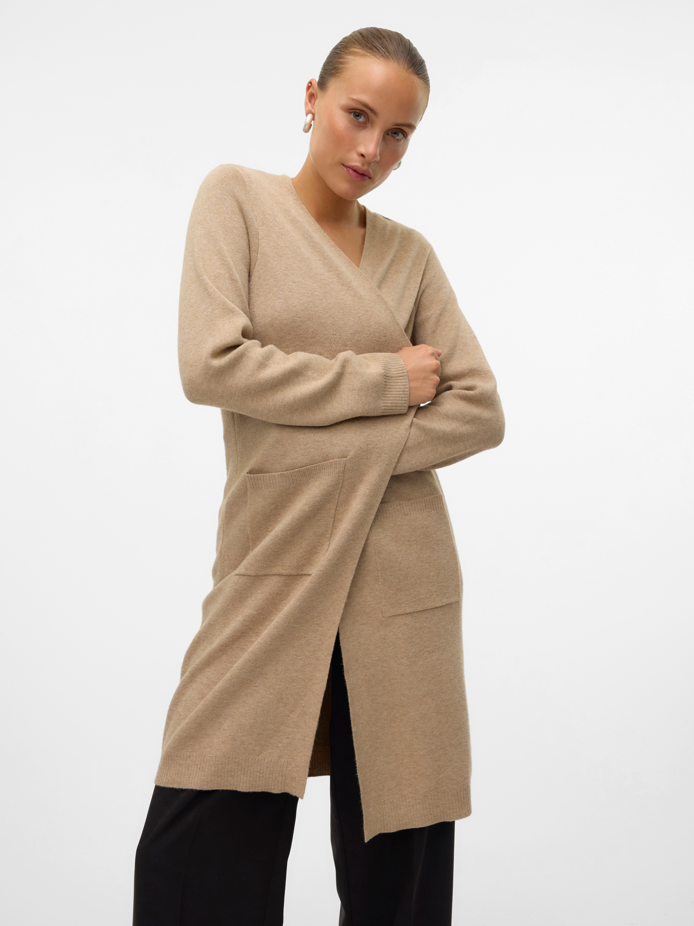 Vero Moda Longstrickjacke »VMSABA LS POCKET COATIGAN GA NOOS«