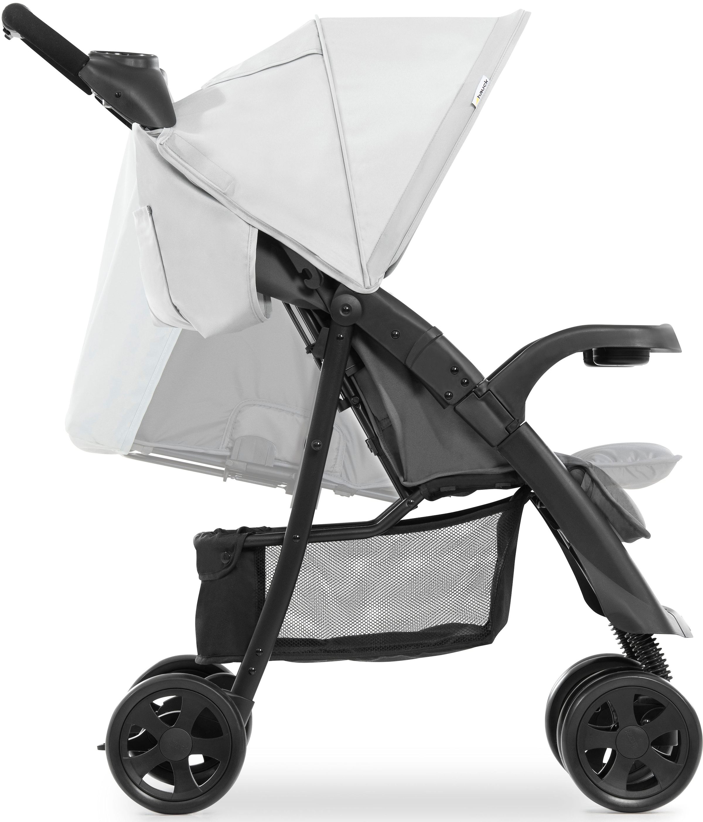 Hauck Kinder-Buggy »Shopper Neo II, grey«, 22 kg, mit schwenk- und feststellbaren Vorderrädern;