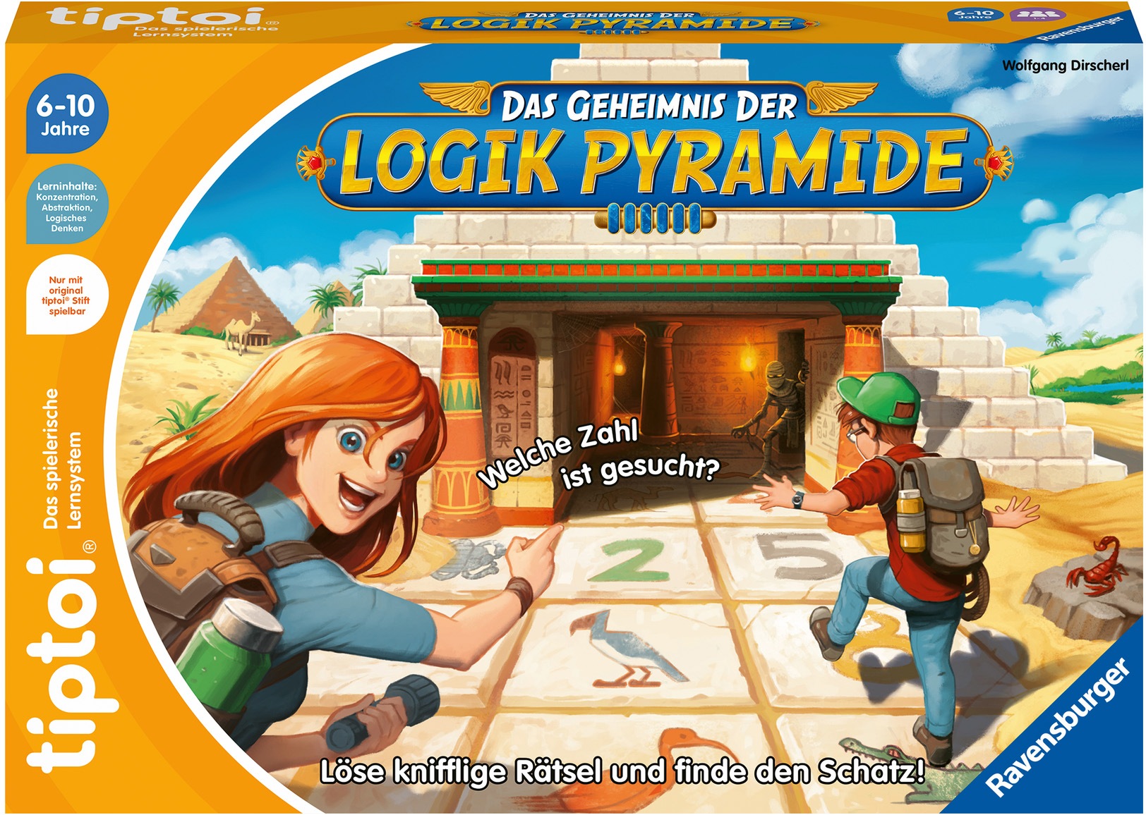 Ravensburger Spiel »tiptoi® Das Geheimnis der Logik-Pyramide«, Made in Europe