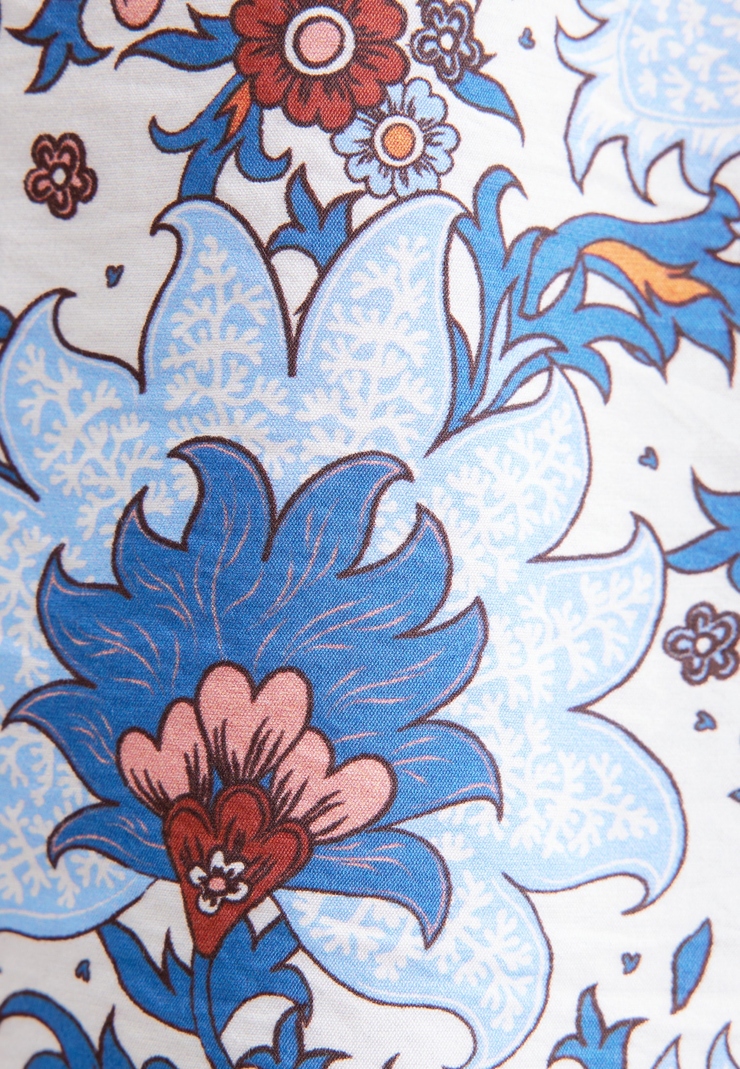 seidensticker Klassische Bluse »Schwarze Rose«, Tunika Druck