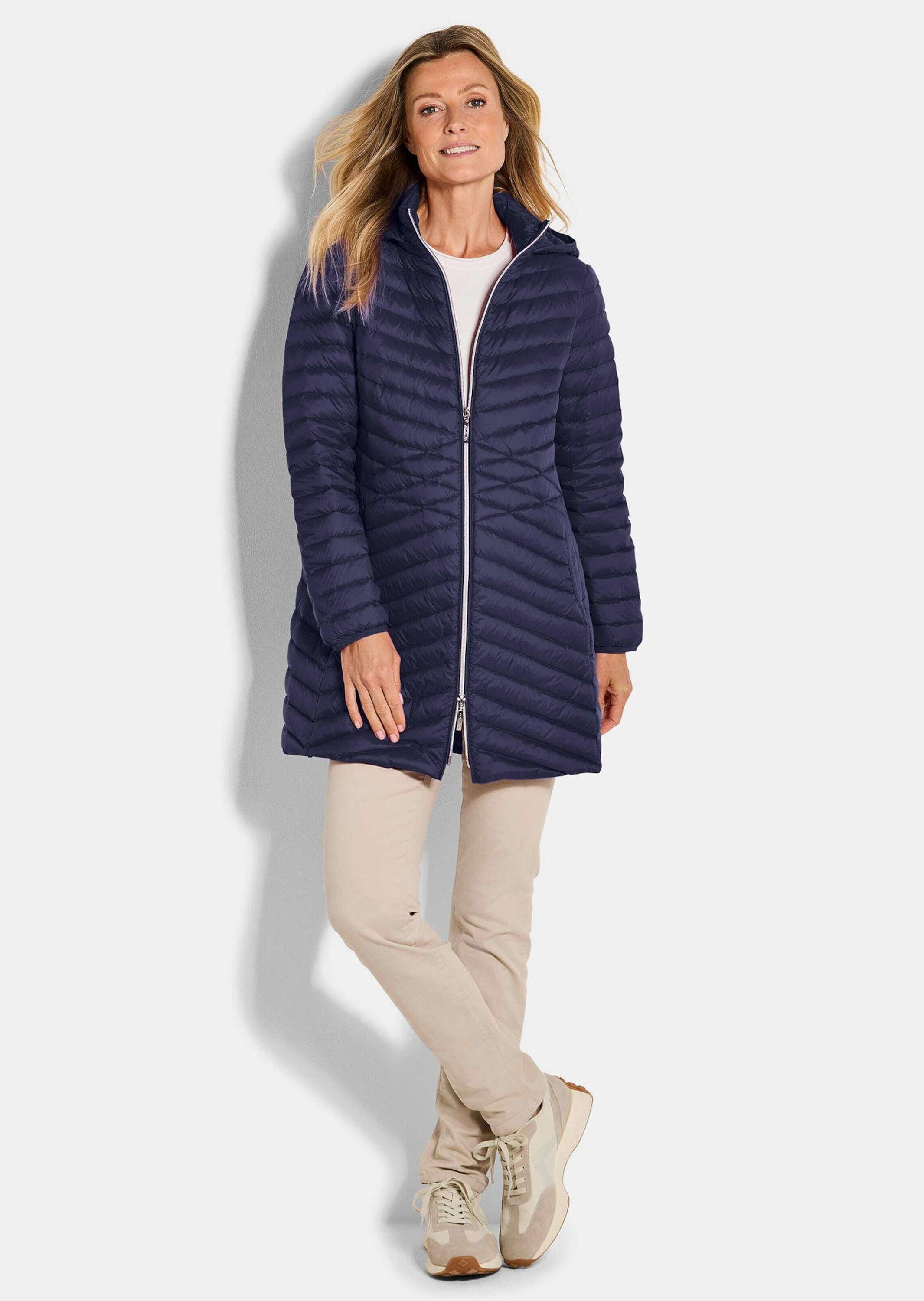 GOLDNER Winterjacke »Kurzgröße Daunenmantel mit femininer Steppung«