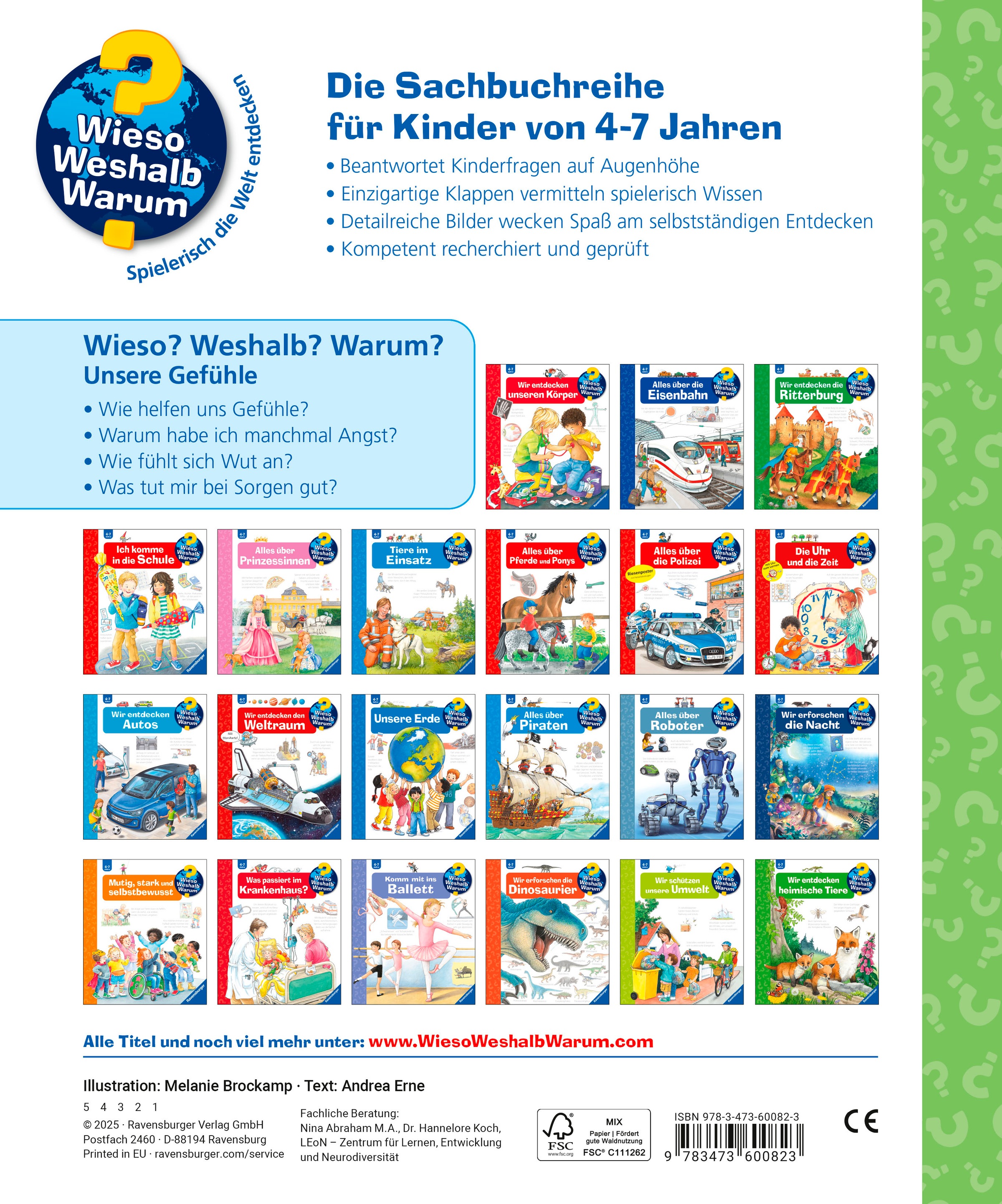 Ravensburger Buch »Wieso? Weshalb? Warum?, Band 58 - Unsere Gefühle«, Made in Europe