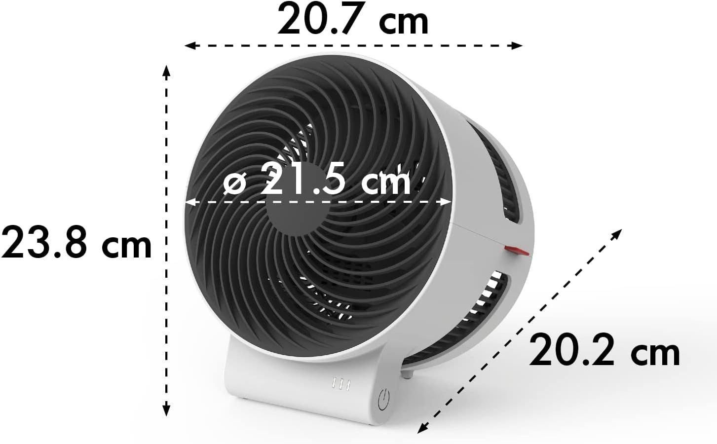 Boneco Tischventilator »Air Shower F100«, 20,7 cm Durchmesser, 20 W