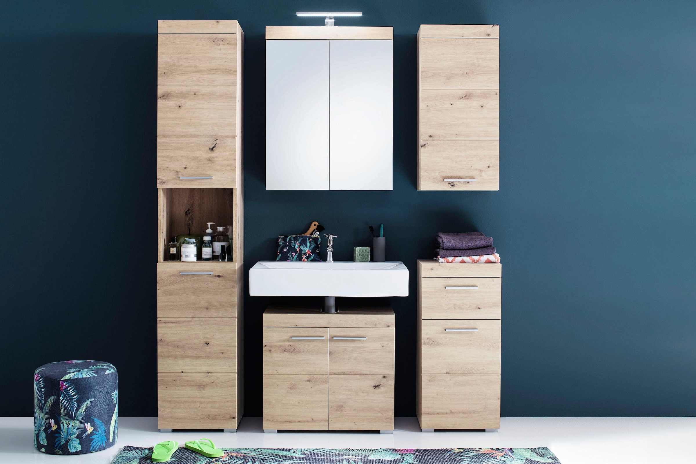 INOSIGN Spiegelschrank »Avena«, Badezimmerschrank wahlweise mit LED-Beleuchtung - (B/T/H) 60/17/77 cm