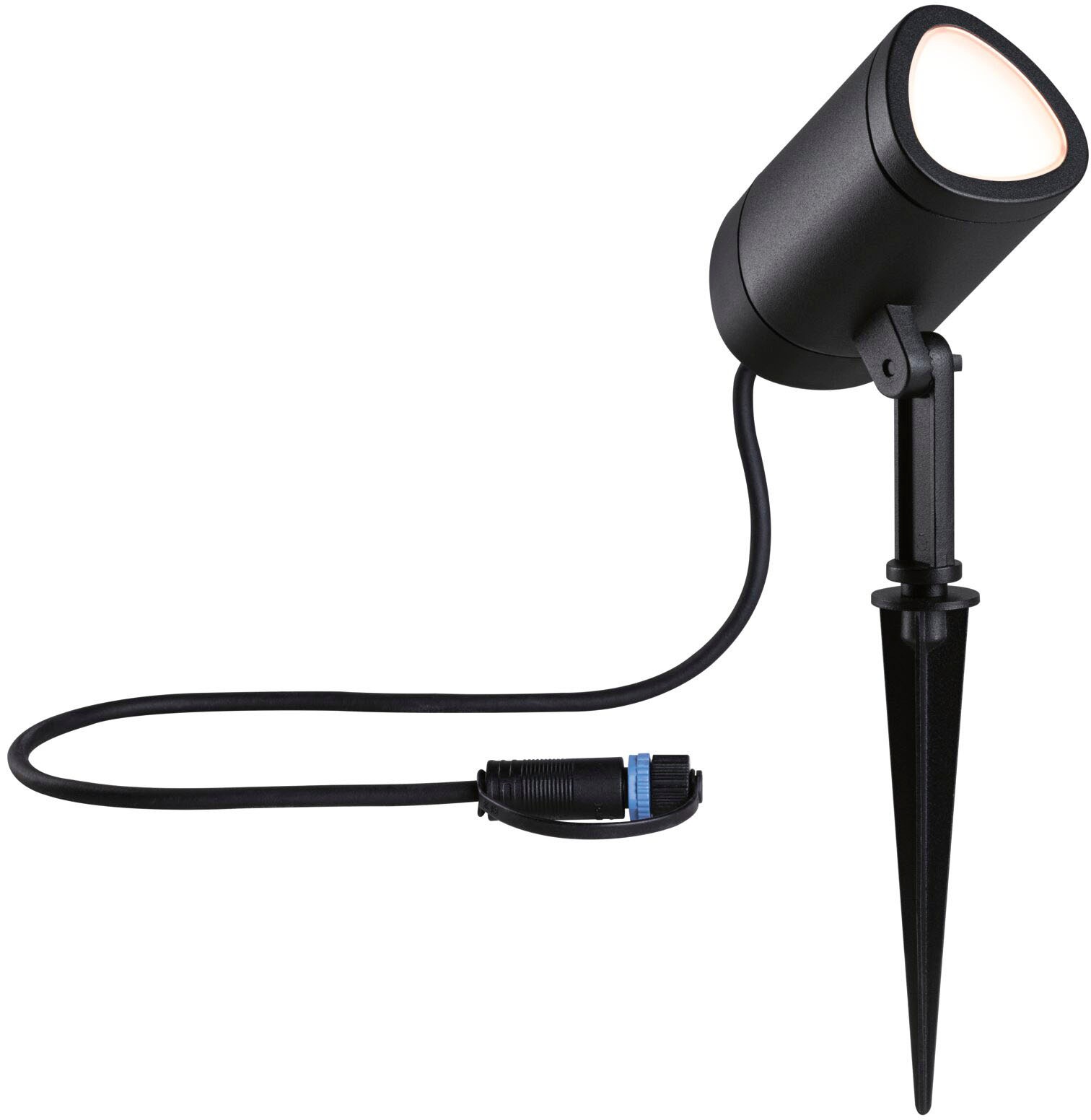 Paulmann LED Gartenstrahler »Plug & Shine Spot Shira«, 1 flammig, RGBW Zigbee 2000-6500K