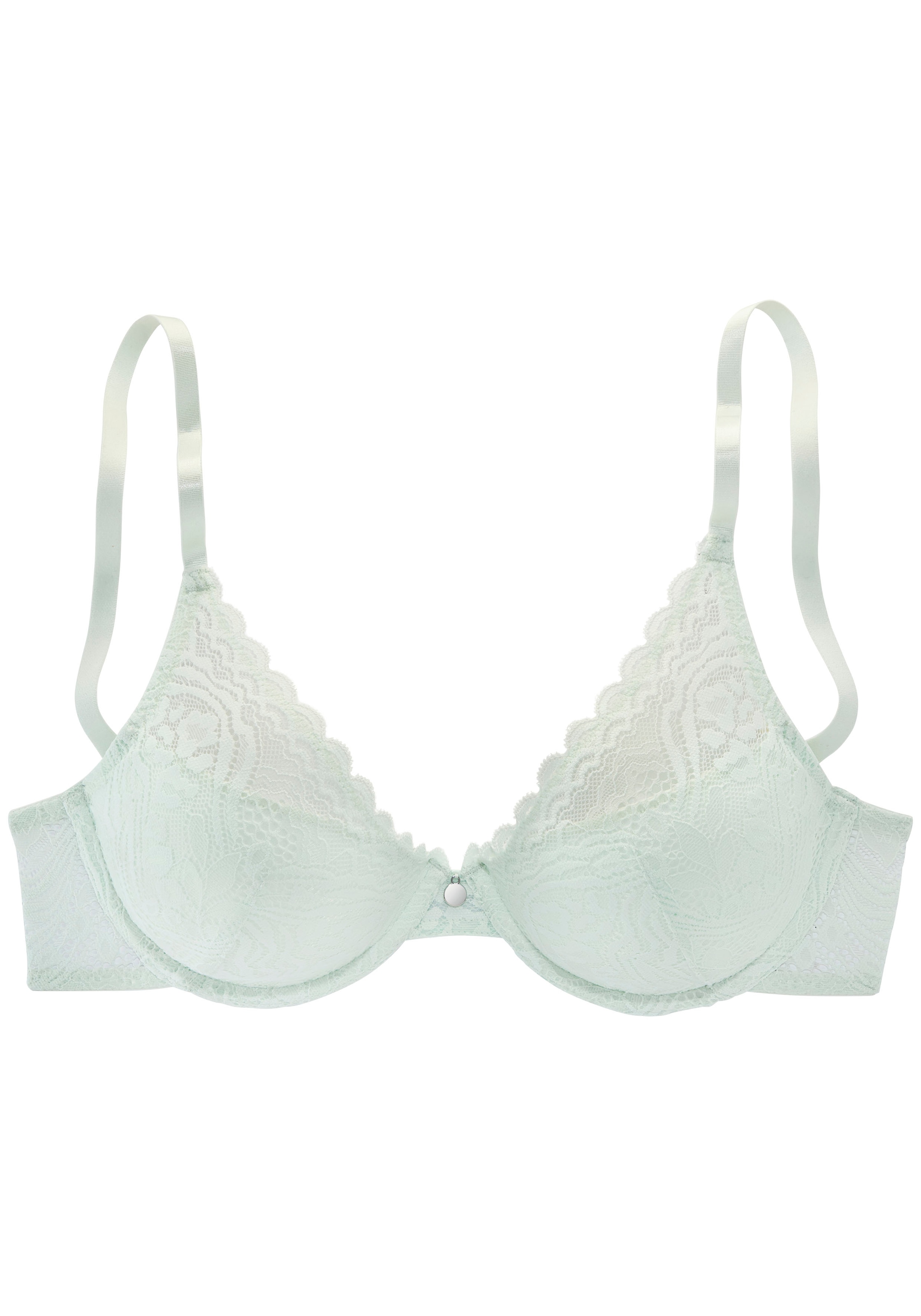 s.Oliver Push-up-BH »Danielle«, aus dezent transparenter Spitze in blumiger Optik, Dessous