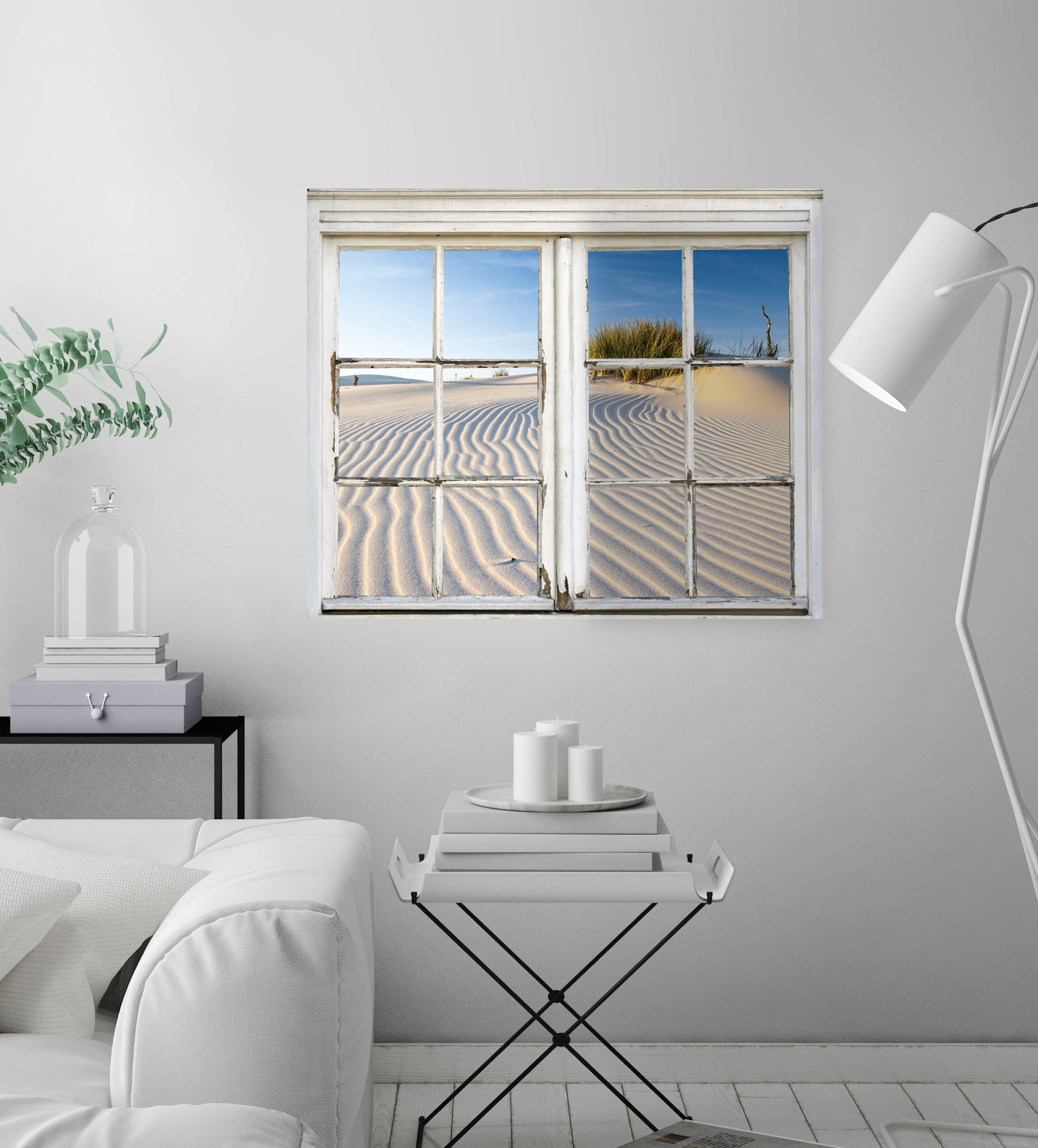 queence Wandsticker »Strand« Wandsticker, Wandbild, selbstklebend, Strand