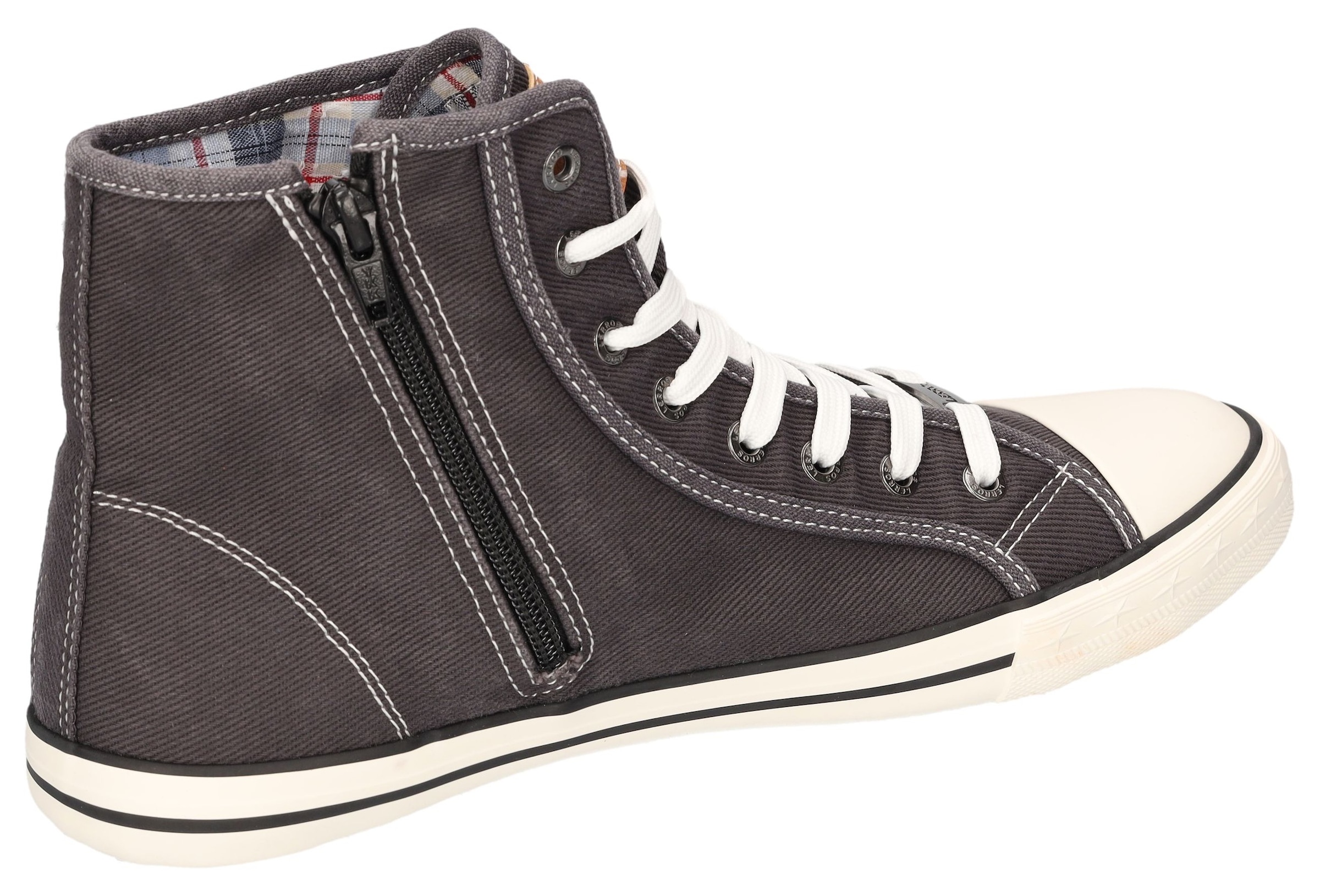 LERROS Sneakerboots  High Top Sneaker, Schnürboots, Canvas-Boots mit Reißverschluss