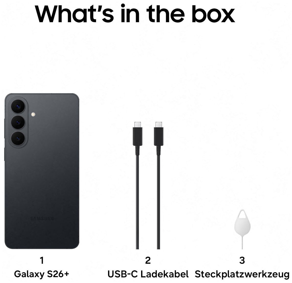 Samsung Smartphone »Galaxy S26+« Schwarz
