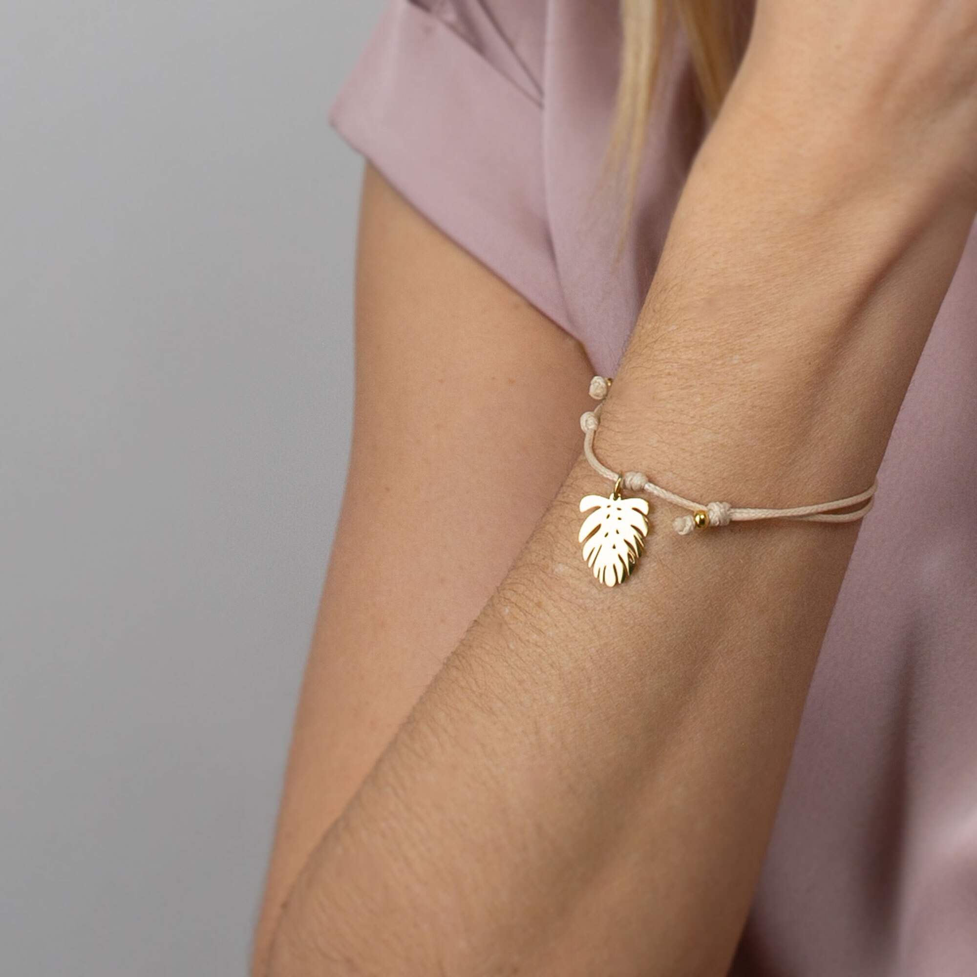 AILORIA Armband »Armband beige/silber JUNGLE«