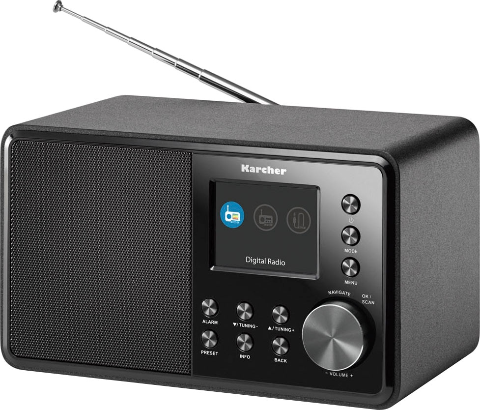 Karcher Digitalradio (DAB+) »DAB 3000«, (Digitalradio (DAB+)-FM-Tuner mit RDS-UKW mit RDS 3 W)