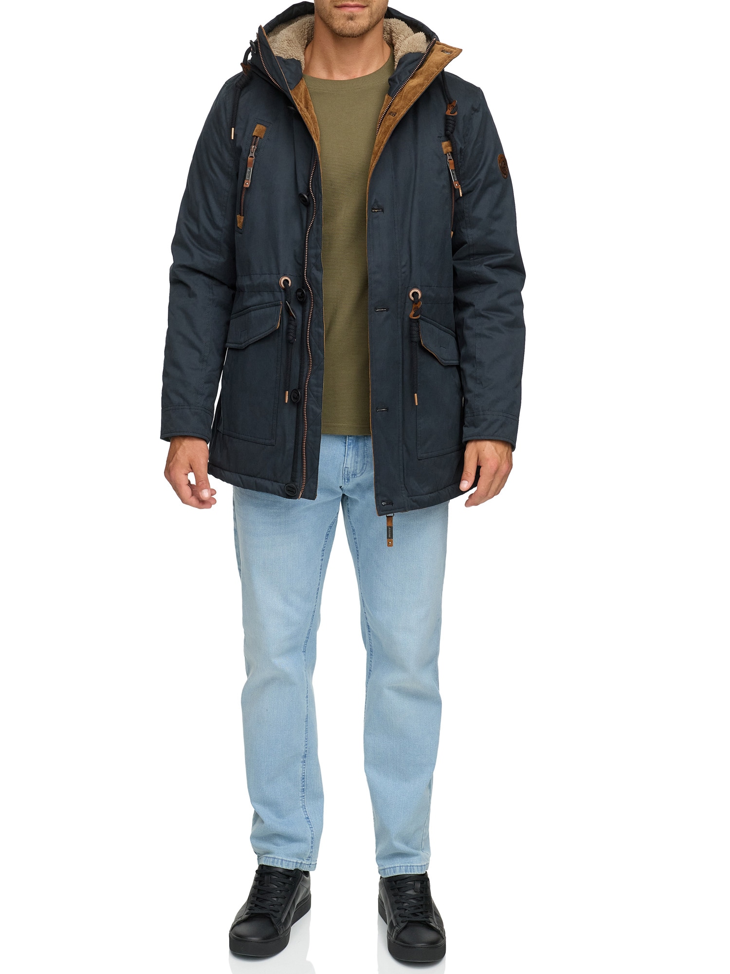 Indicode Parka »INGillespie« mit Kapuze