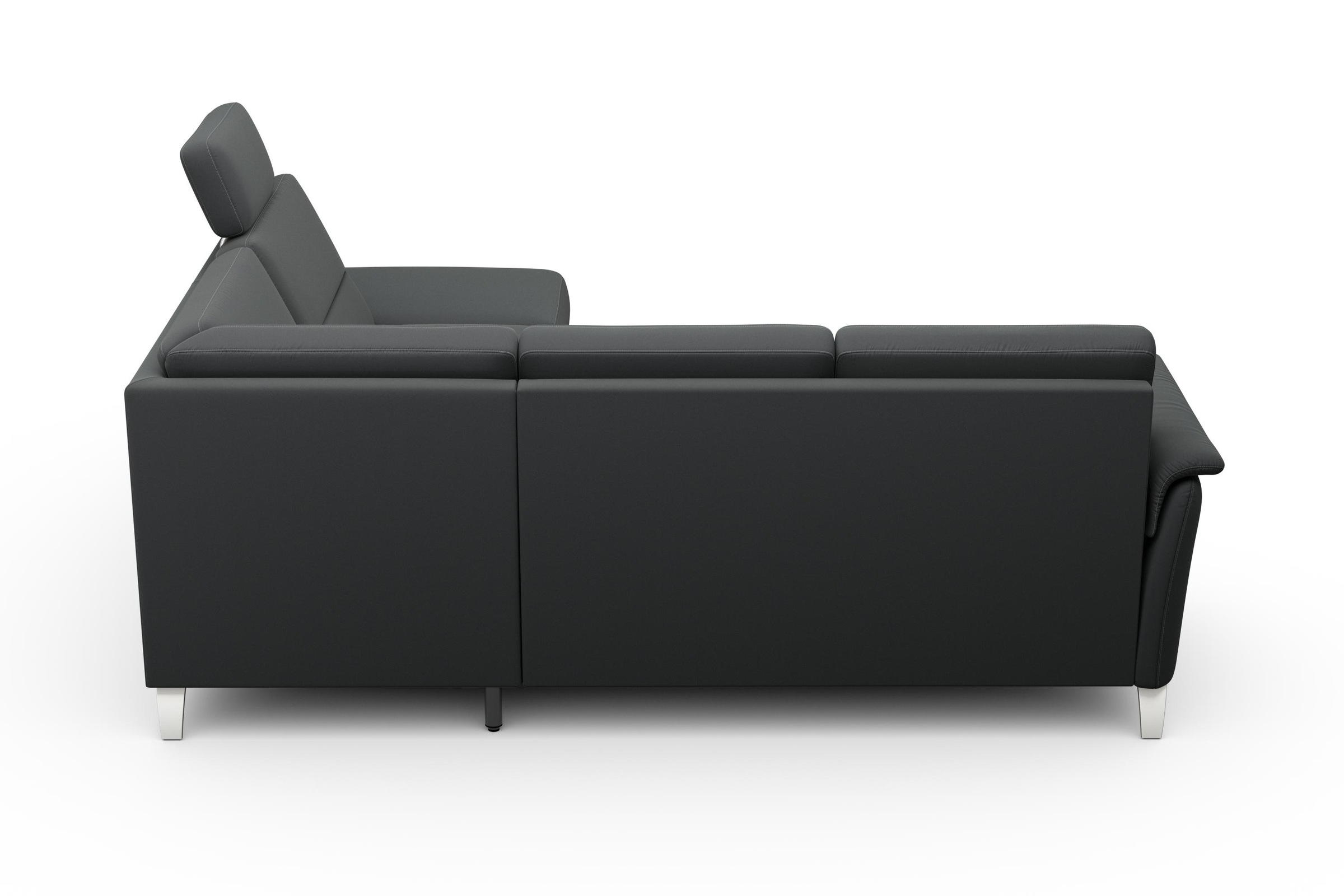 sit&more Ecksofa »Palmera L-Form«, Federkern, wahlweise mit Bettfunktion und mit/ohne Stauraum