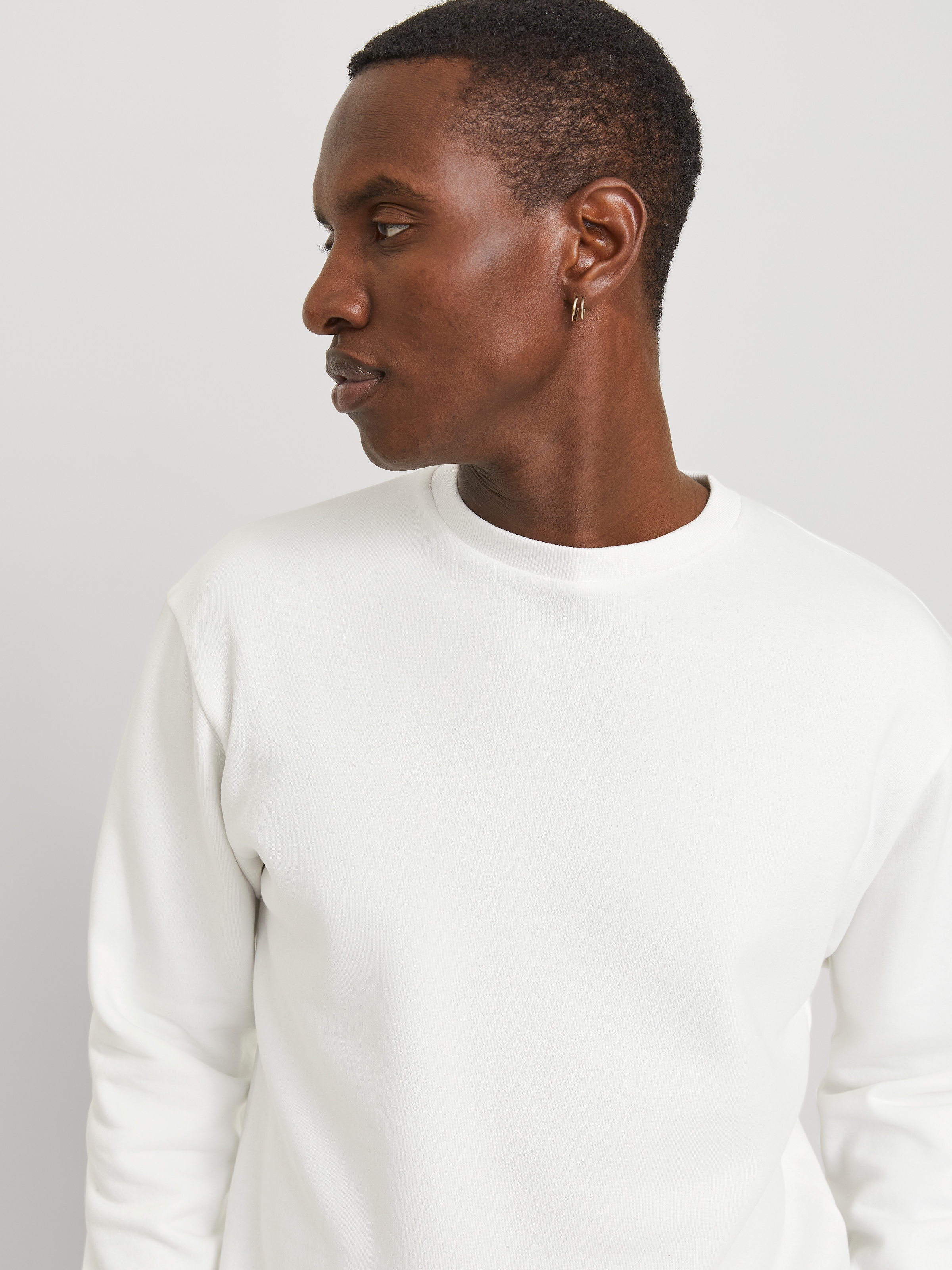 Jack & Jones Sweatshirt »JJEBRADLEY SWEAT CREW NOOS«, mit Rippbündchen