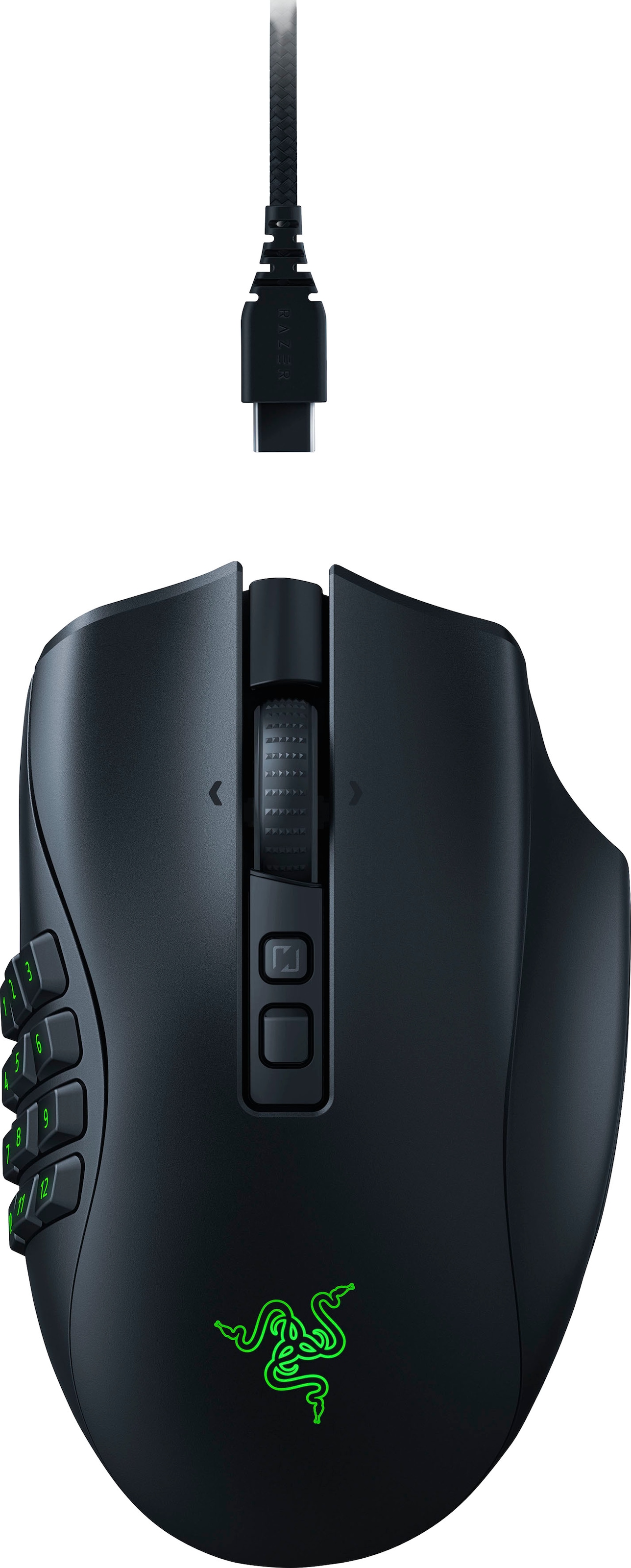 RAZER Gaming-Maus »Naga V2 Pro«, Bluetooth-RF Wireless-kabelgebunden