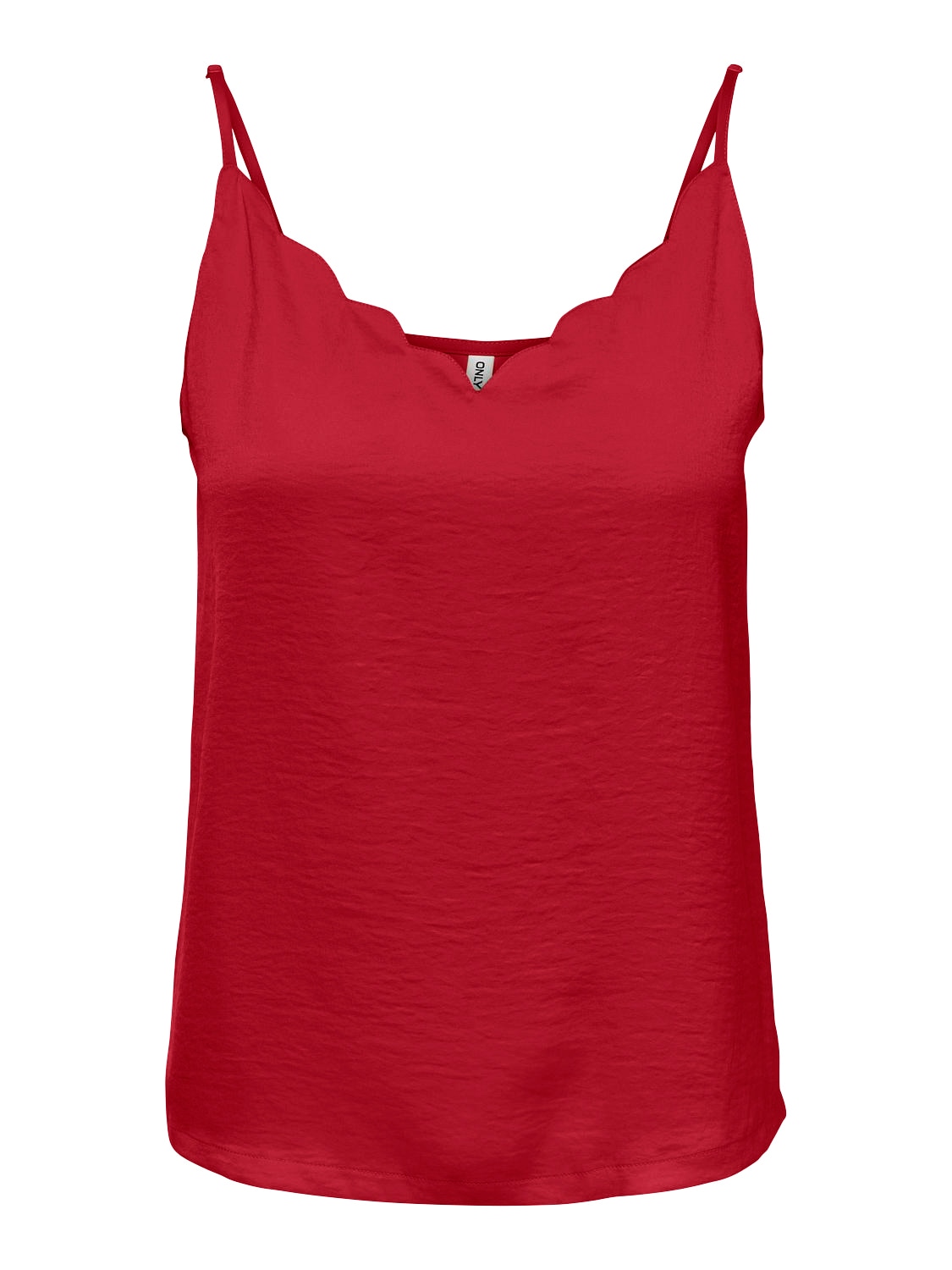 ONLY Spaghettitop »ONLDEBBIE SINGLET NOOS WVN« Kunstfaser, regular fit, Rundhals