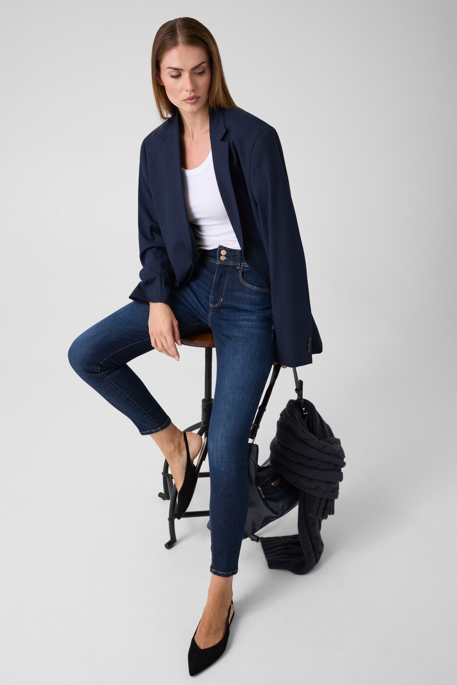 Guess Skinny-fit-Jeans »SHAPE UP« mit Abnähern, Baumwollmix
