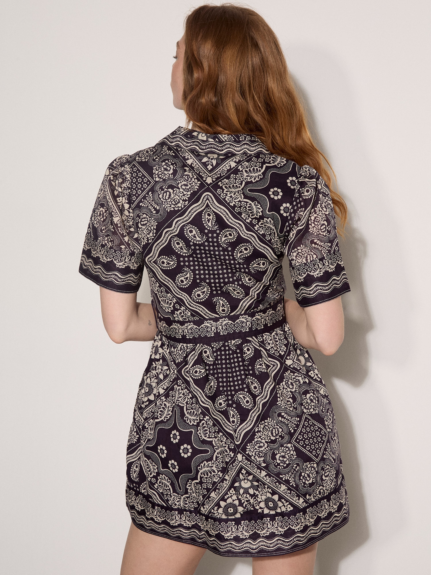 Apricot Minikleid »Schalprintkleid in kurzer Länge« Druck
