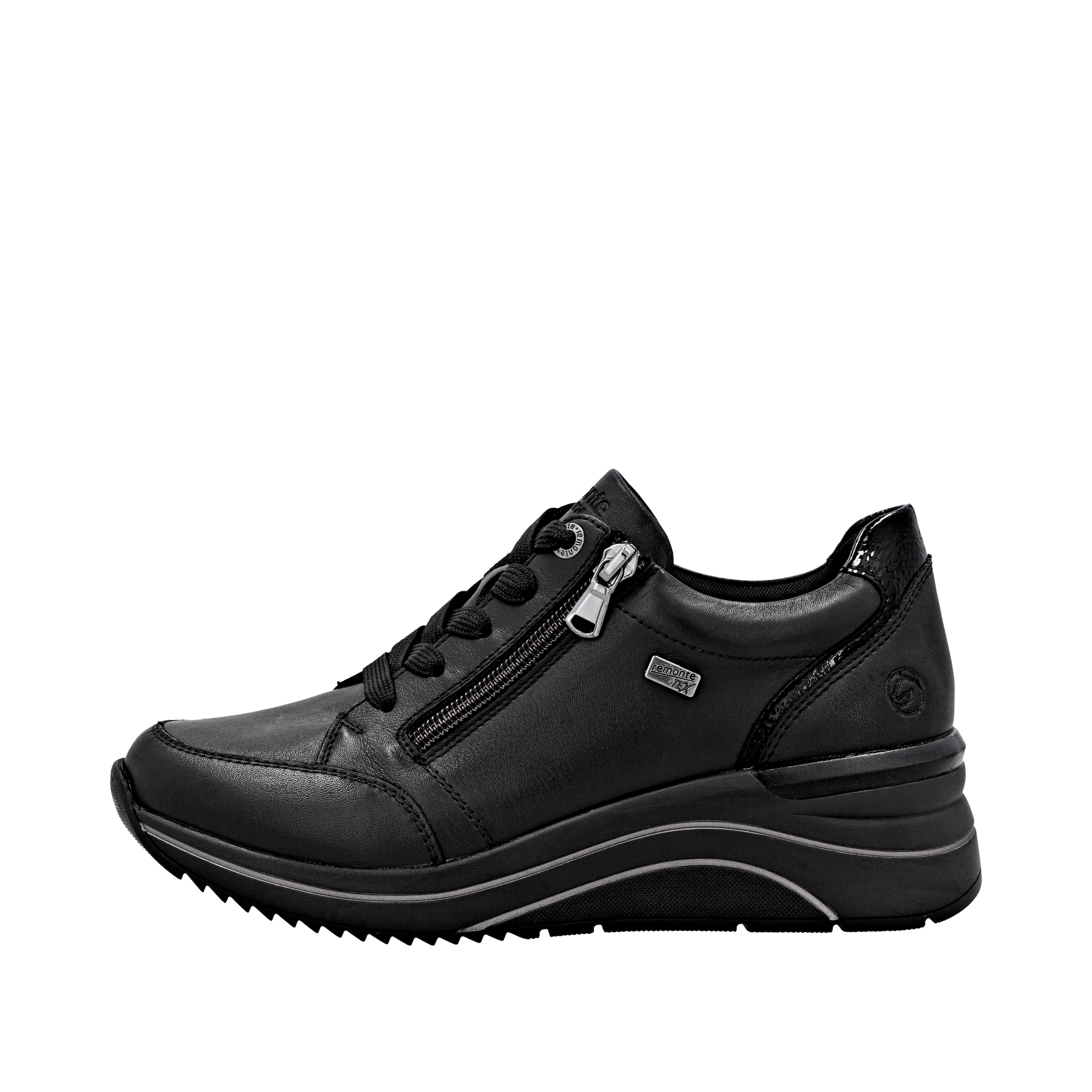 Remonte Keilsneaker, Freizeitschuh, Halbschuh, Schnürschuh mit Rieker TEX-Membran