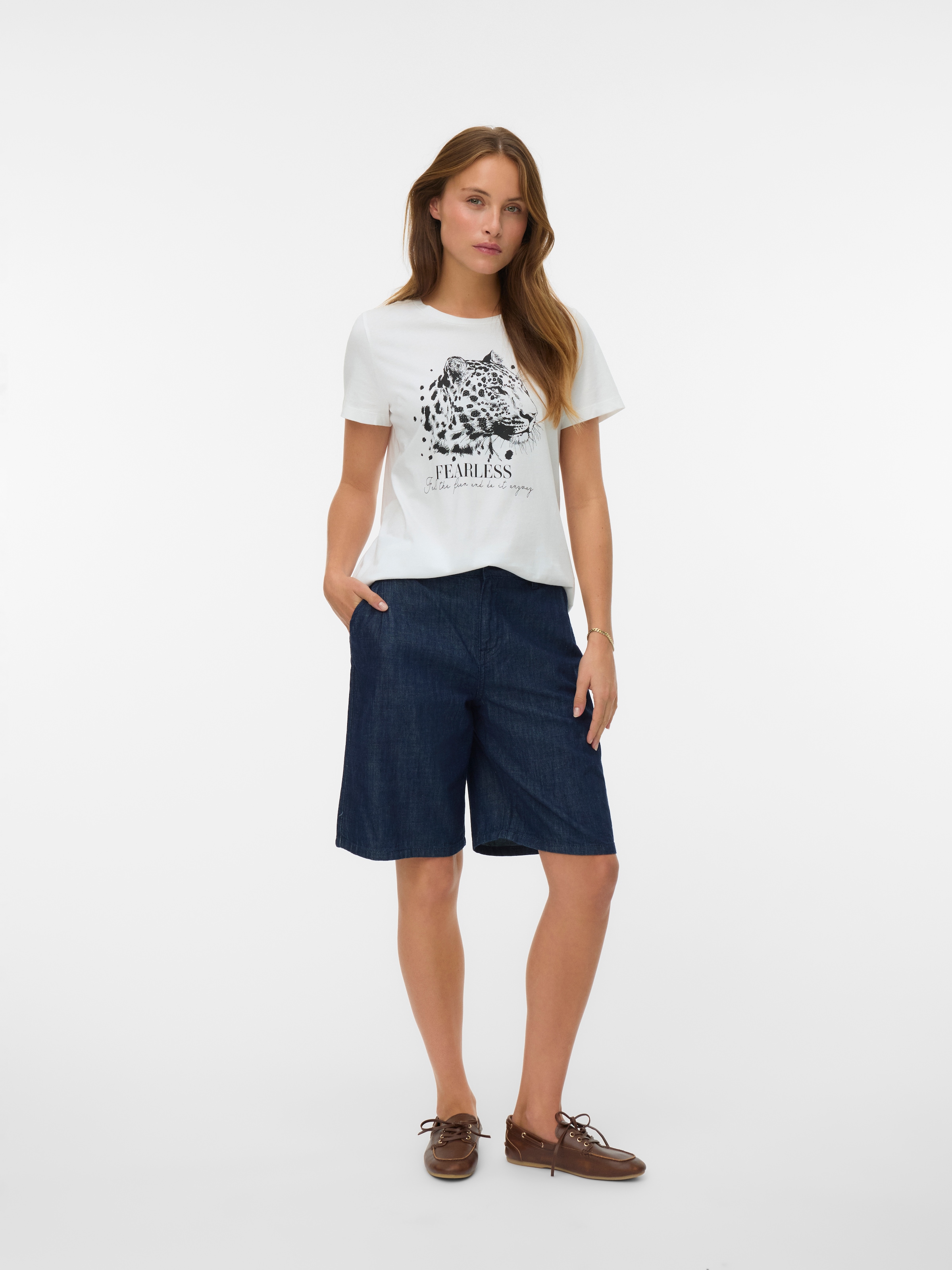 Vero Moda Kurzarmshirt »VMJAMAICA S/S T-SHIRT JRS BTQ« Baumwolle