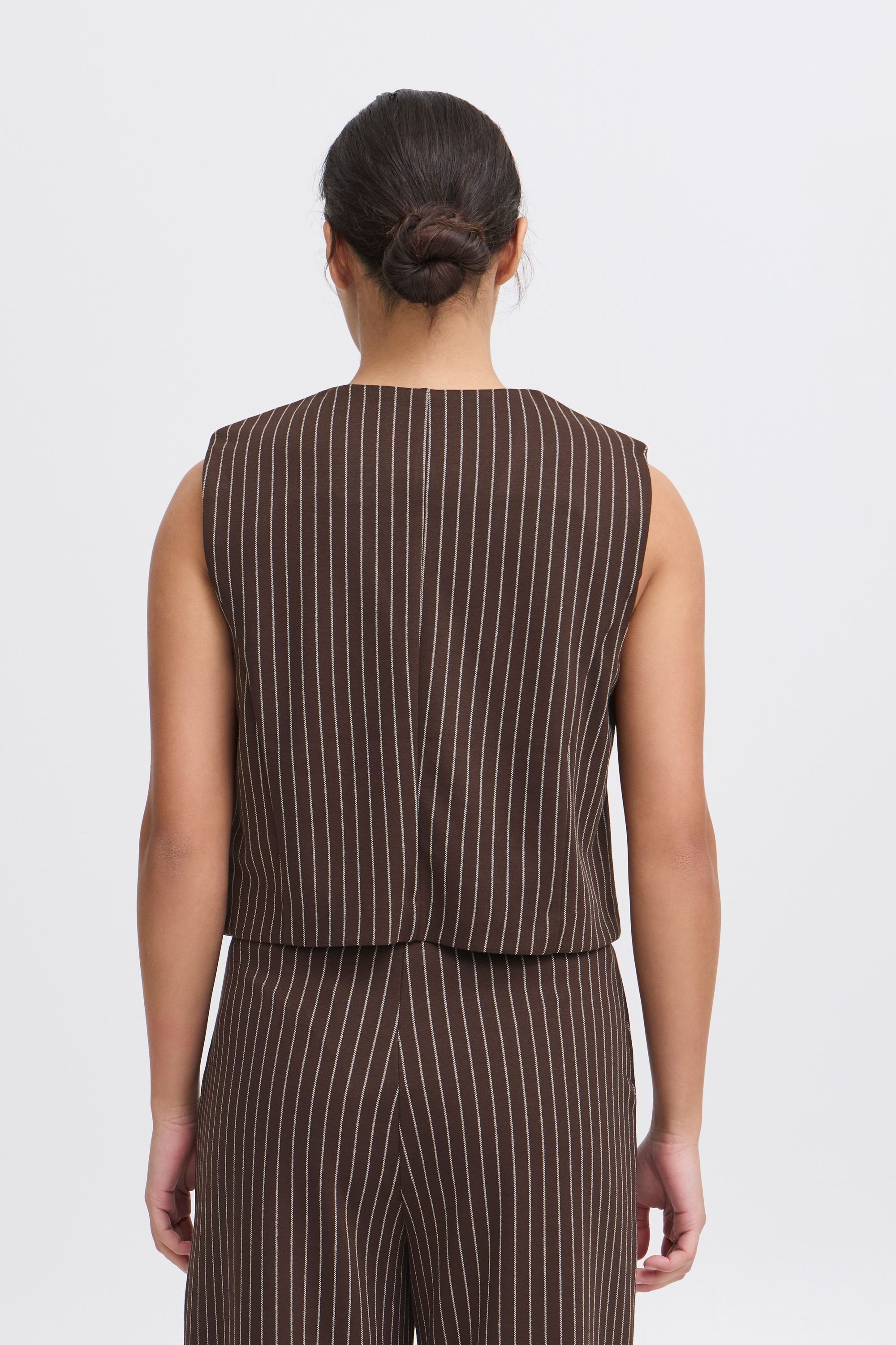 Ichi Sweatweste »Sweatweste IXKATE PINSTRIPED WA«