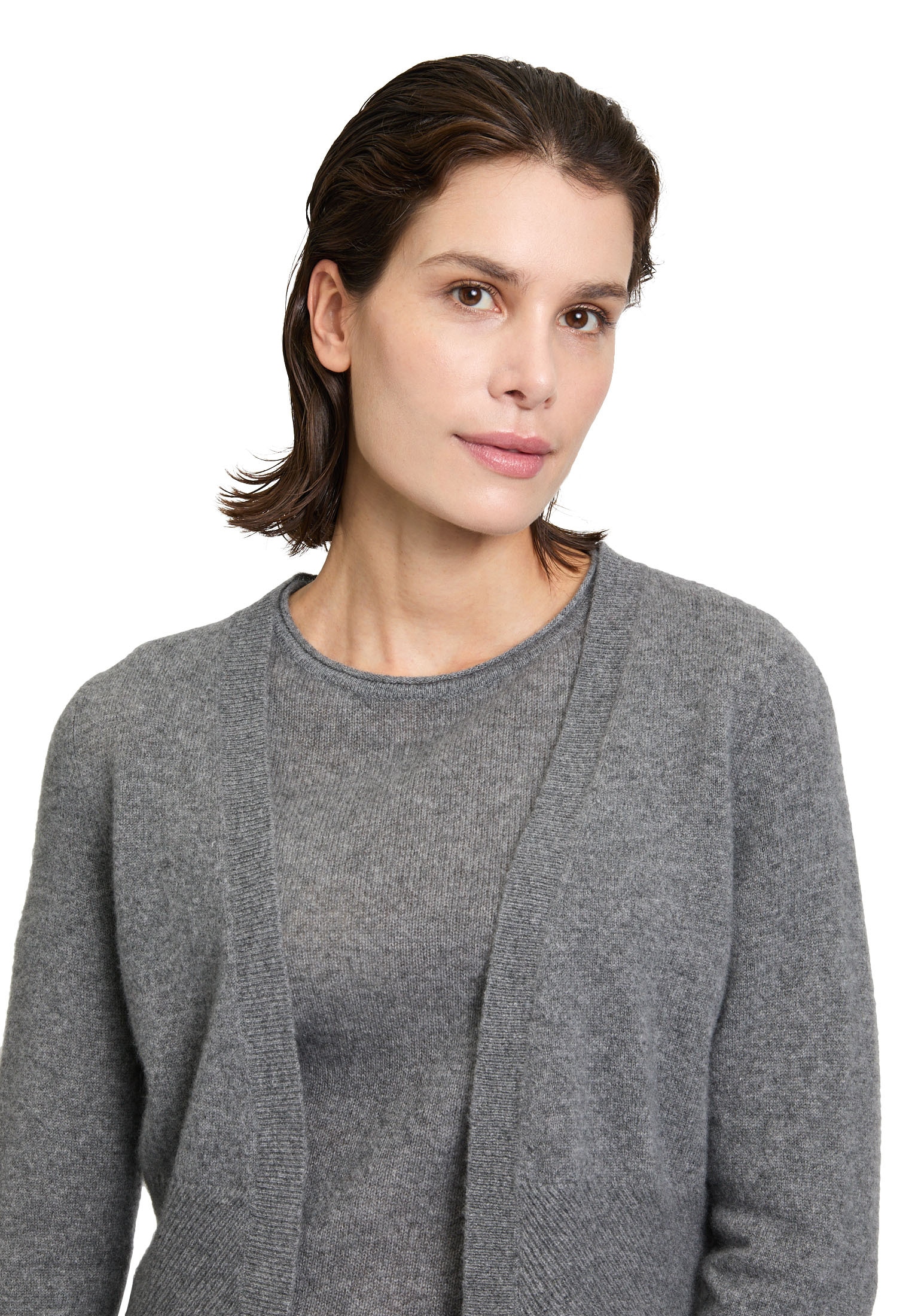 Betty Barclay Strickjacke »Kaschmir-Strickjacke mit Rippbündchen«