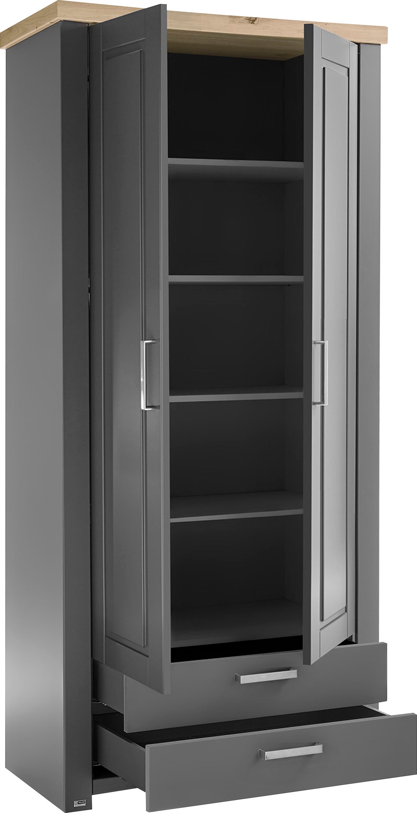GALLERY M branded by Musterring Kleiderschrank »yosh«, Typ 05, inkl. 4 Einlegeböden, Breite 96,6 cm