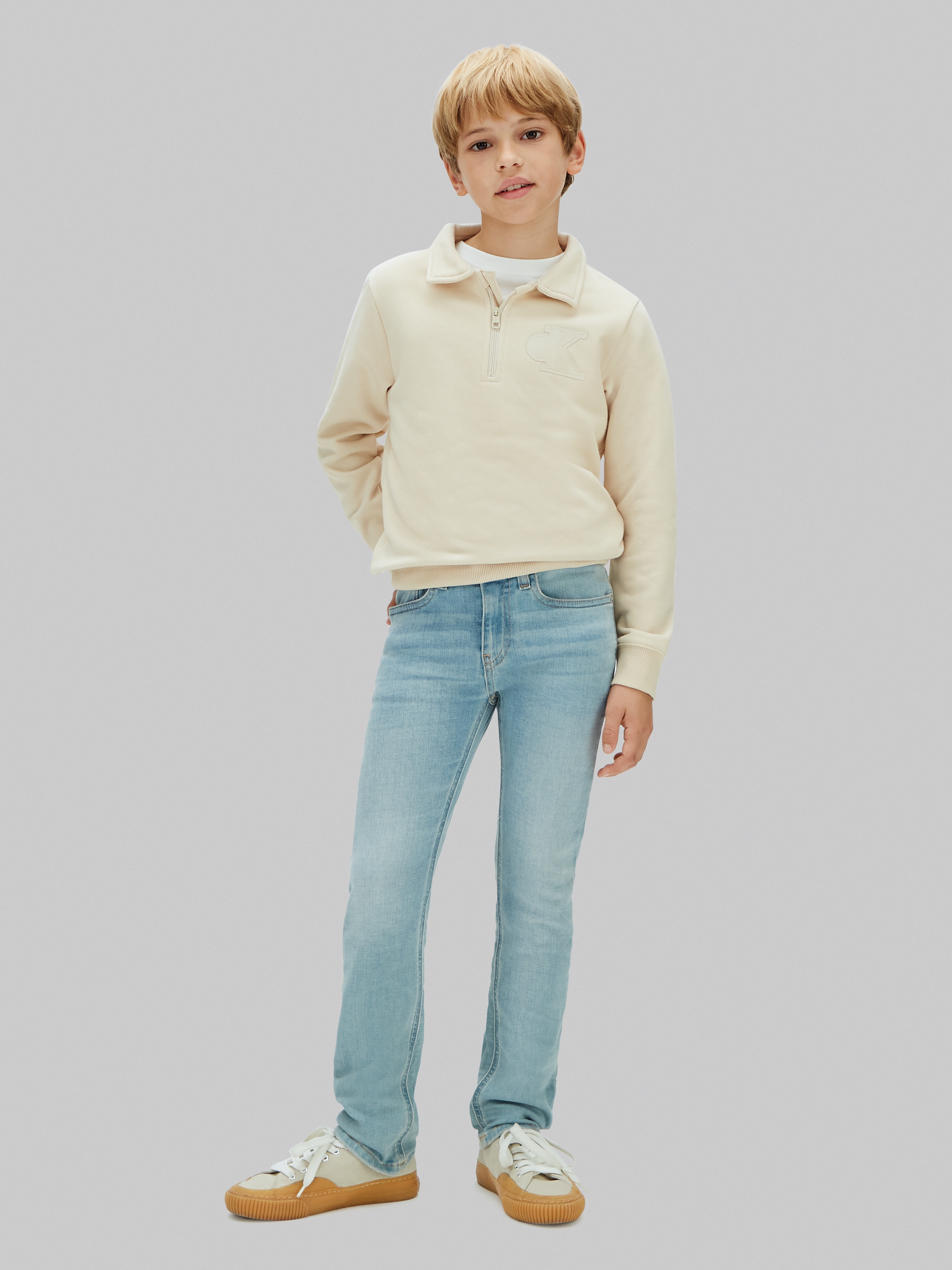 Calvin Klein Jeans Slim-fit-Jeans »ANDREW WASH SLIM« Slim fit für Kinder mit Taschen