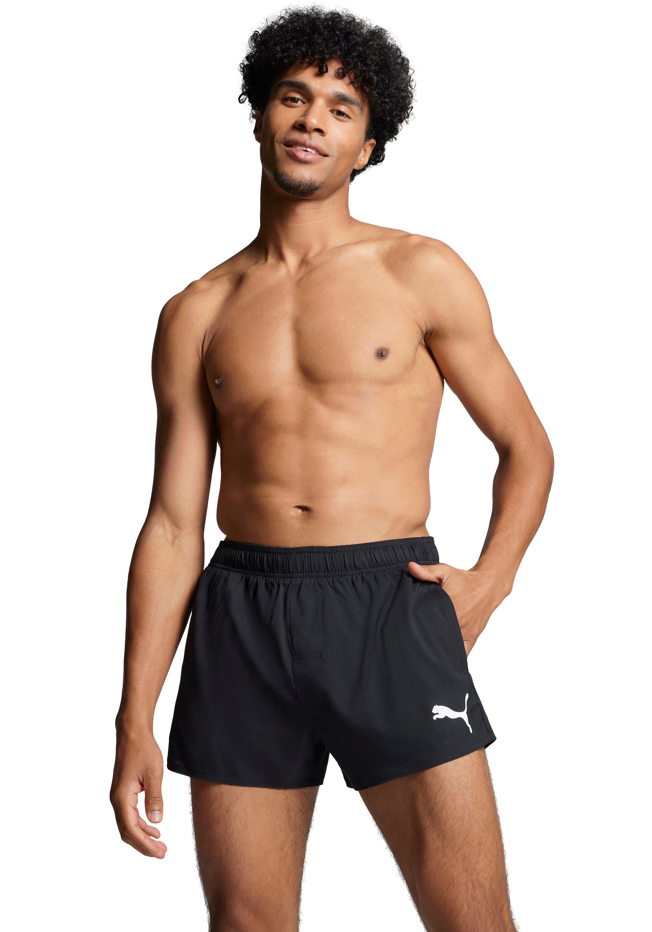 PUMA Badeshorts »PUMA SWIM MEN SHORT SHORTS 1P« mit Seitentaschen
