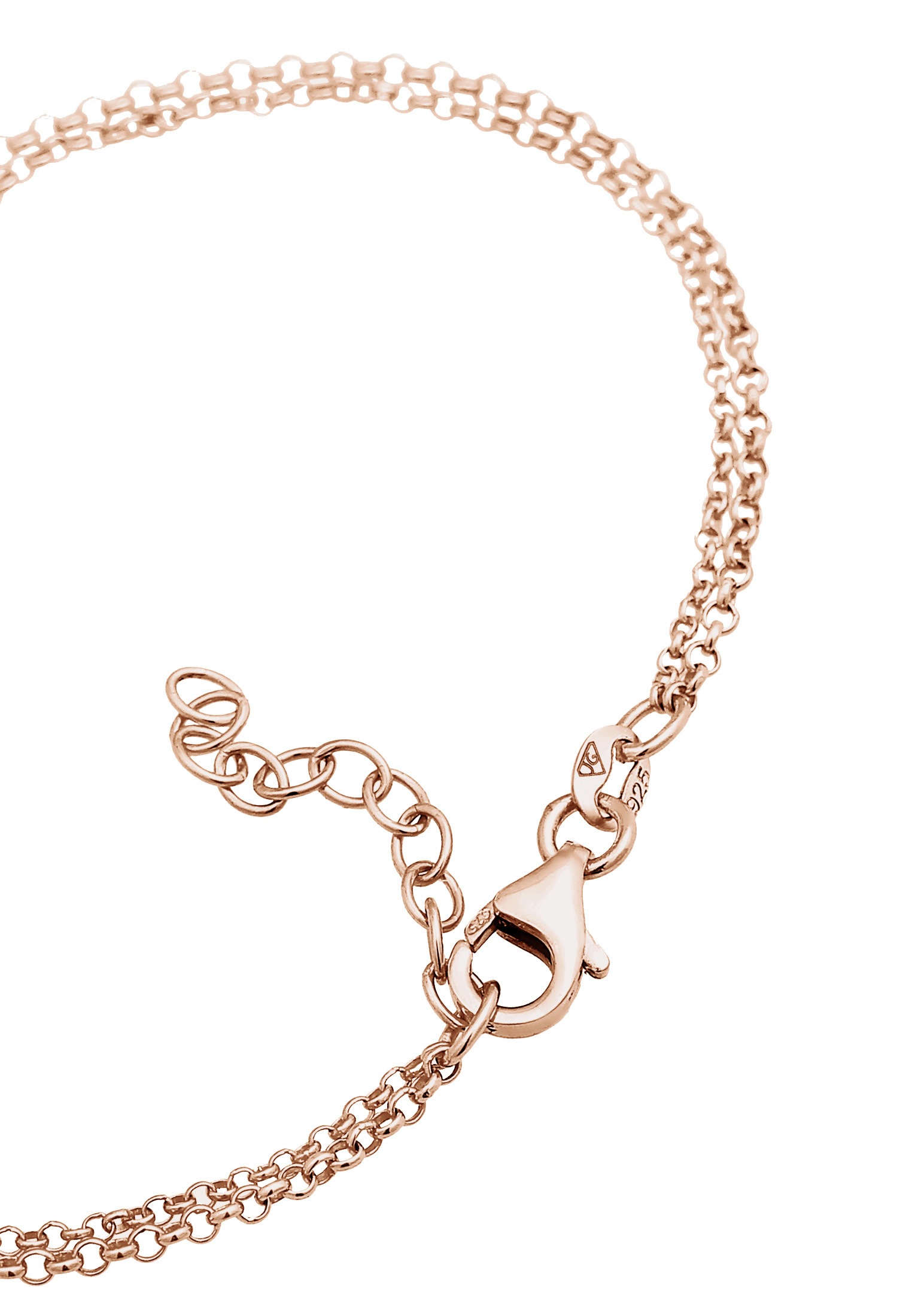 Elli Armkette »Armband Herz Liebe Kristalle 925 Silber«