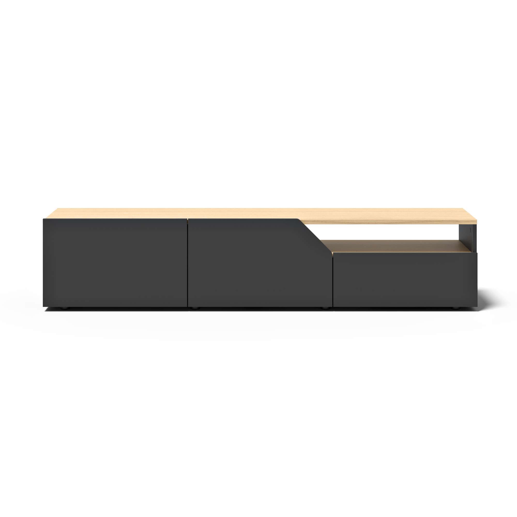 TemaHome TV-Bank »Verone TV Tisch, platsparendes Design, Lowboard,«, praktische Türen, offenes Fach, Breite 180 cm