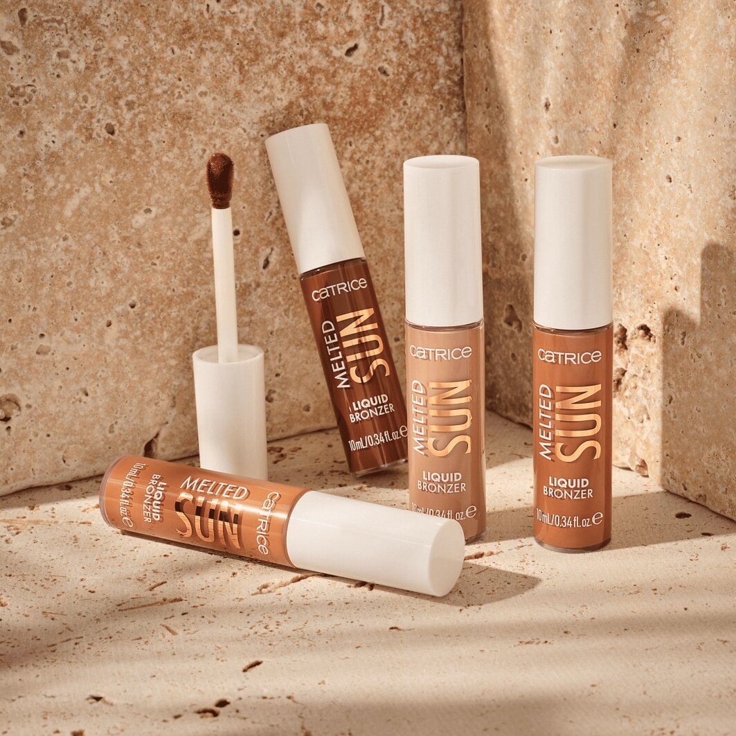 Catrice Bronzer-Puder »Melted Sun Liquid Bronzer«, (Set, 3 tlg.)