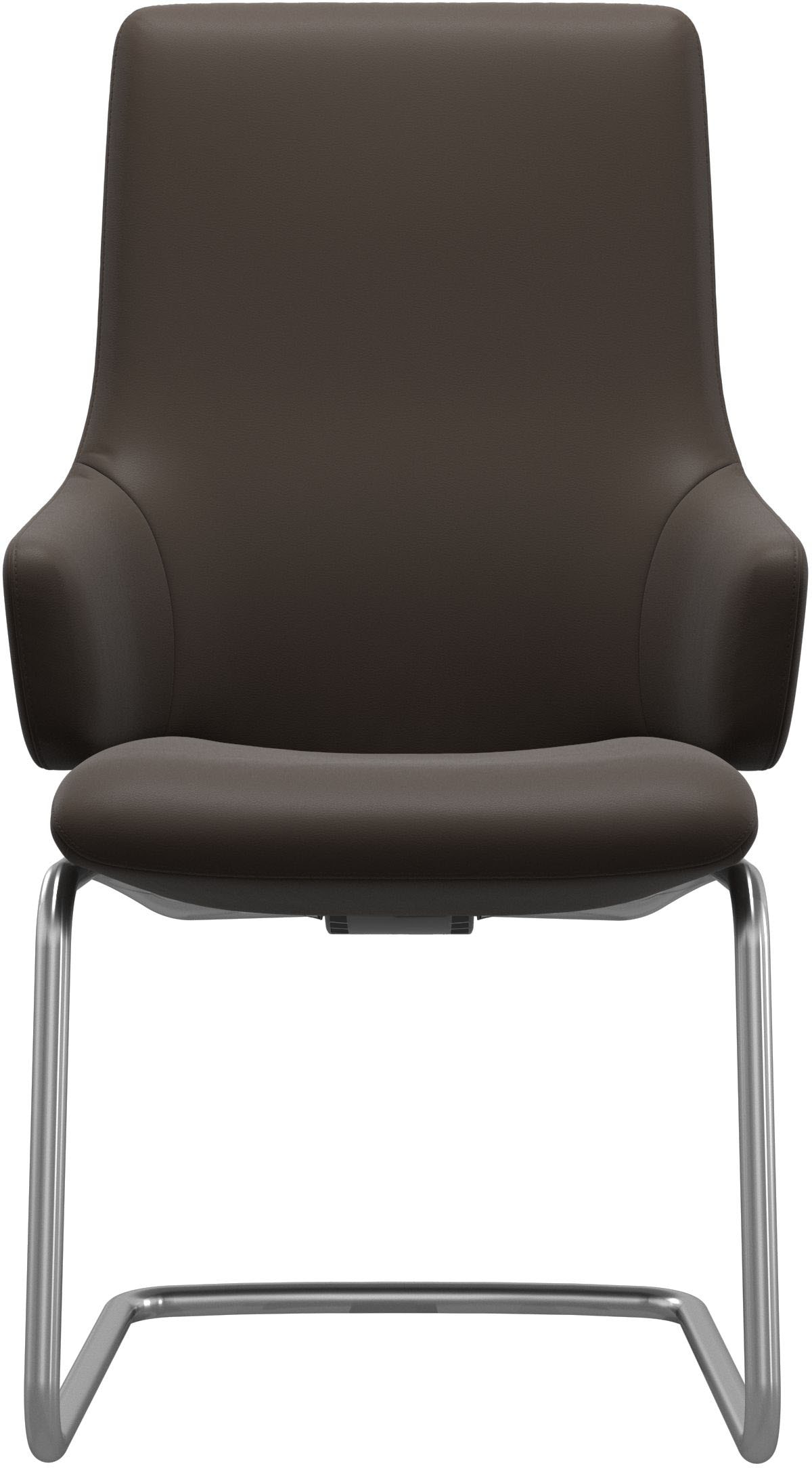 Stressless® Polsterstuhl »Laurel«, Leder BATICK, High Back mit Armlehne, Größe L, mit Beinen aus Stahl in Chrom matt