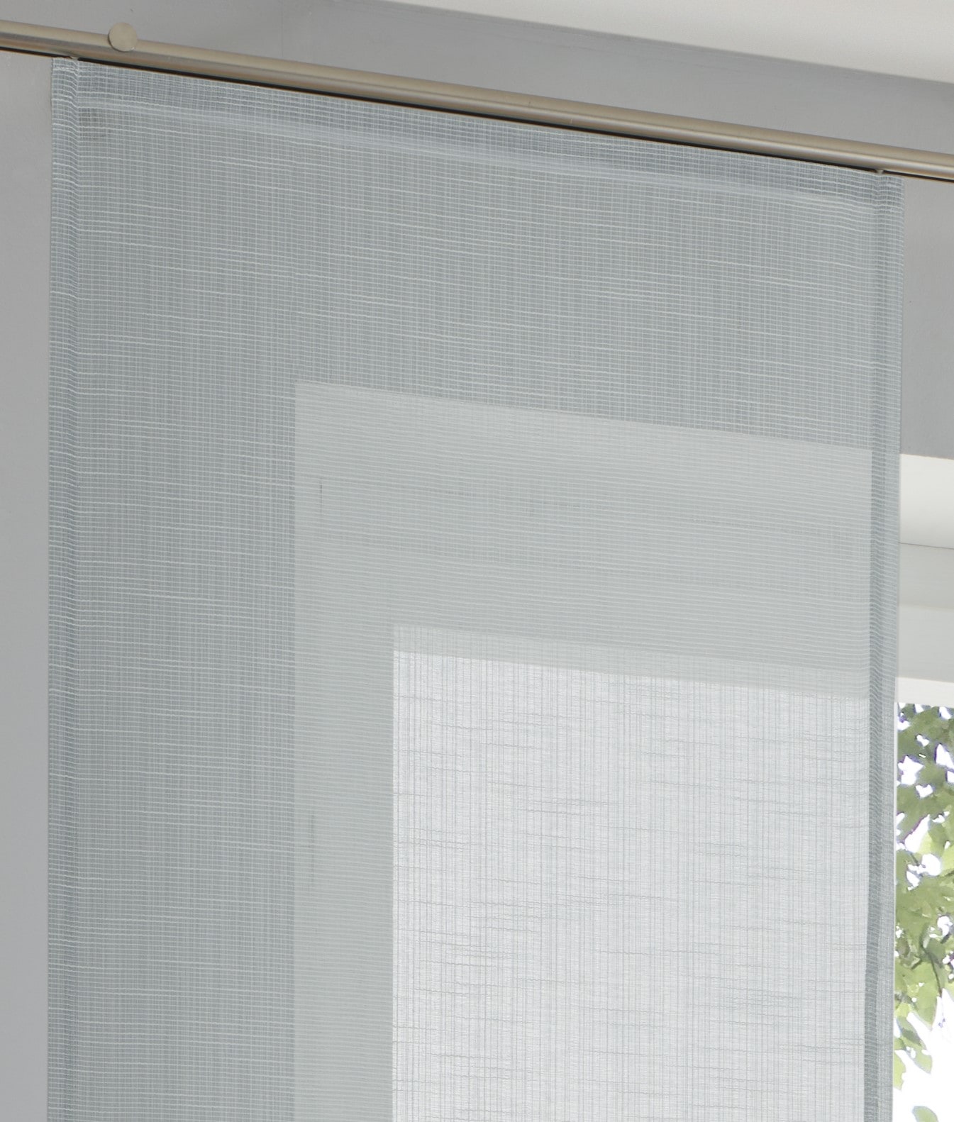 Kutti Schiebegardine »Boston Schiebevorhang« Paneelwagen 1 Stk. tlg. Schiebevorhang uni (1 St)