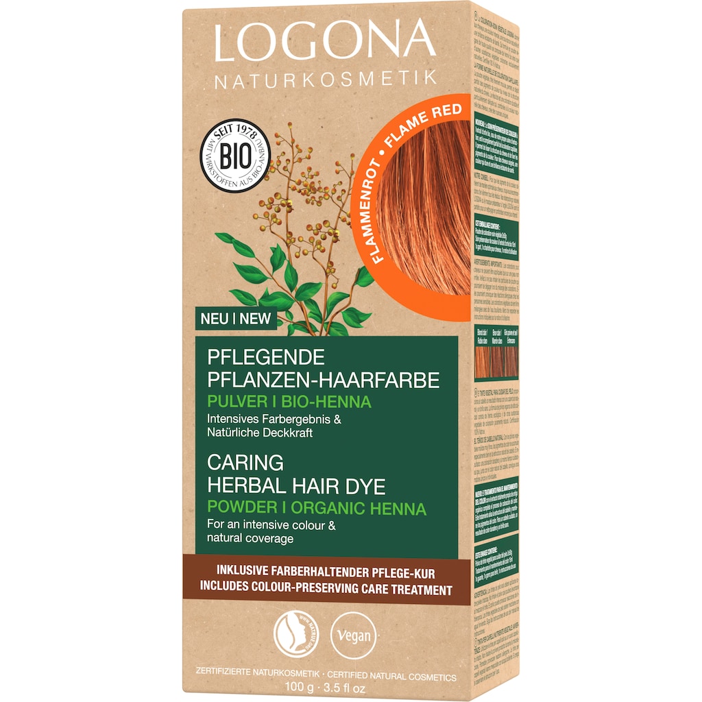 LOGONA Haarfarbe »Pflanzen-Haarfarbe Pulver«