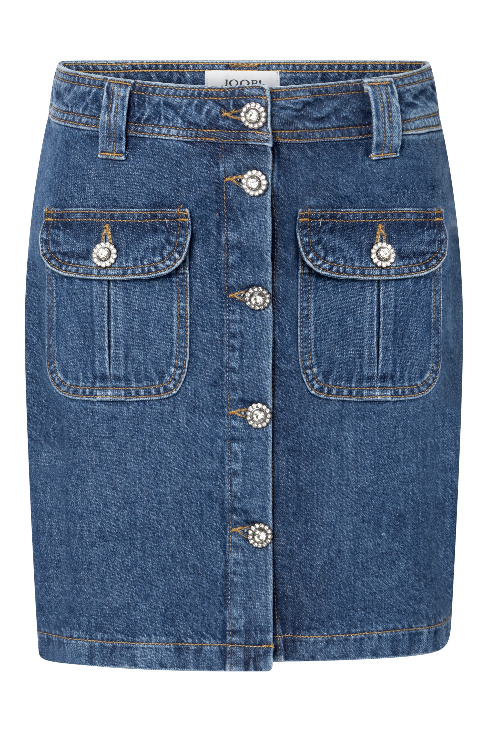 Joop Jeans Jeansrock »Rosa«, mit Schmuckknöpfen