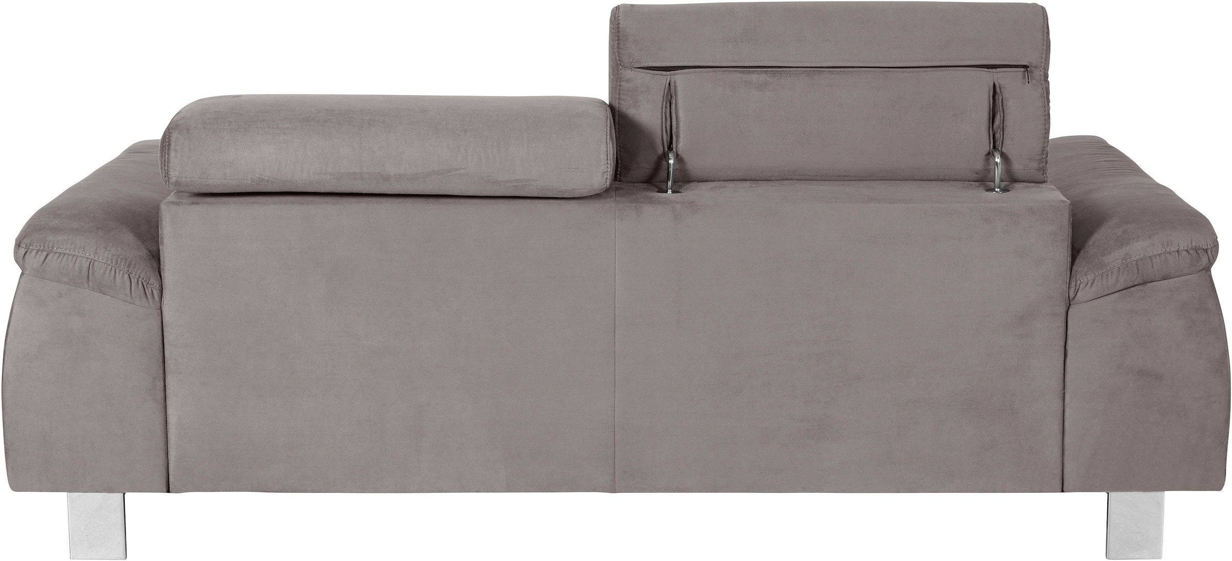 COTTA Polstergarnitur »Komaris«, (Set), Set bestehend aus: 3-Sitzer mit Kopfteilverstellung & Hocker