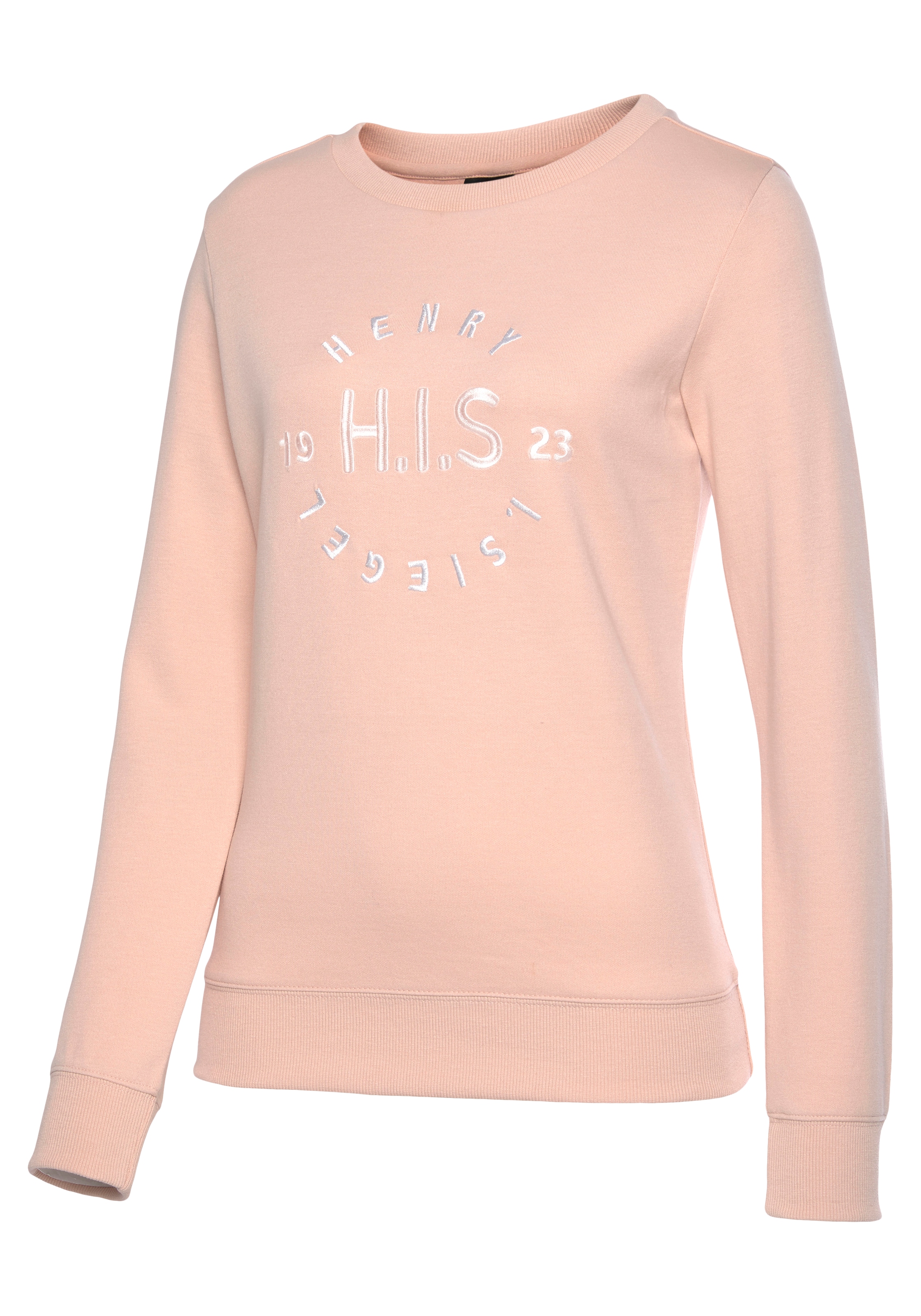 H.I.S Sweatshirt, mit großer Logo Stickerei, Loungeanzug